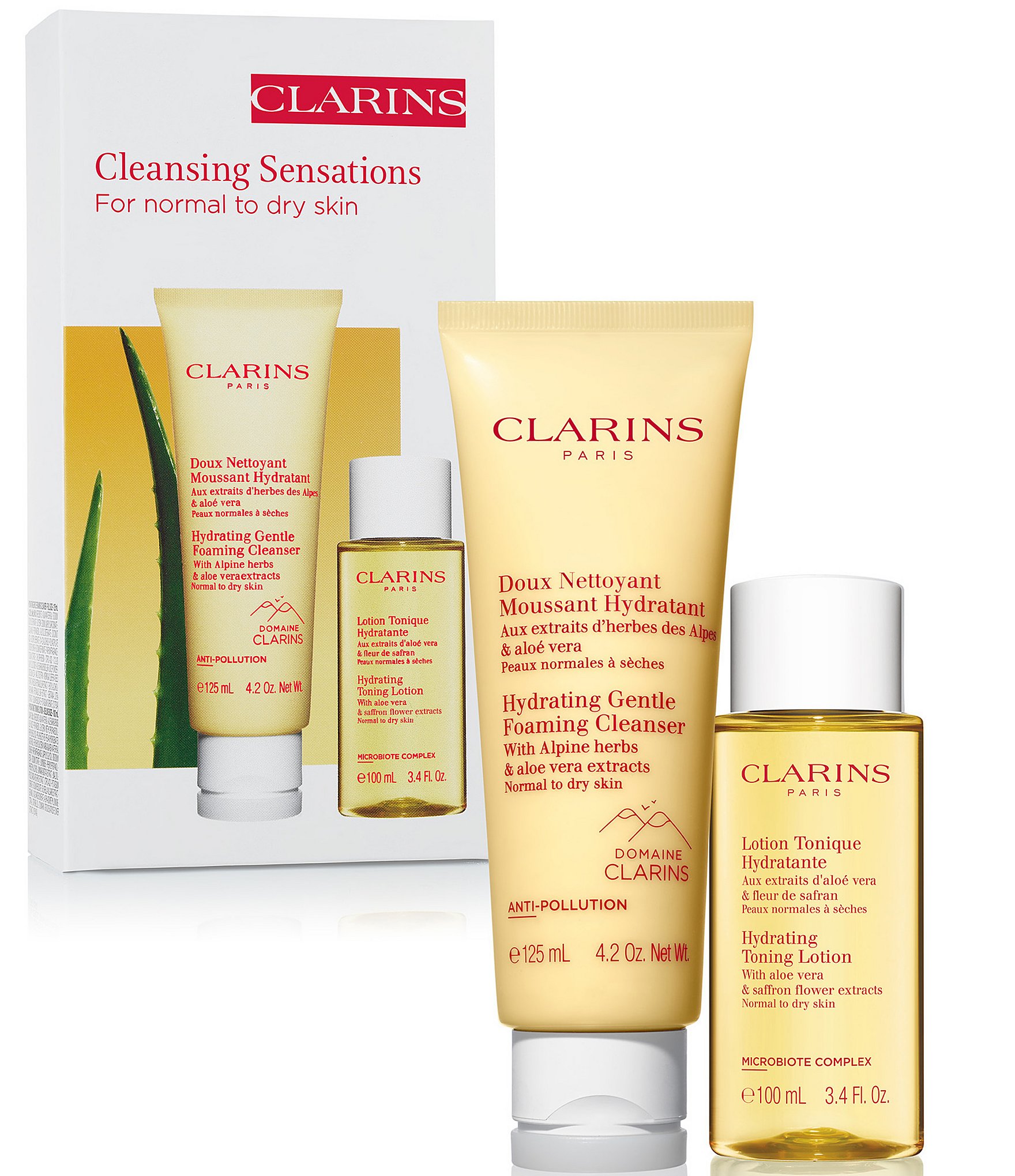 Clarins Hydrating Cleansing Duo For Normal To Dry Skin | Dillard's