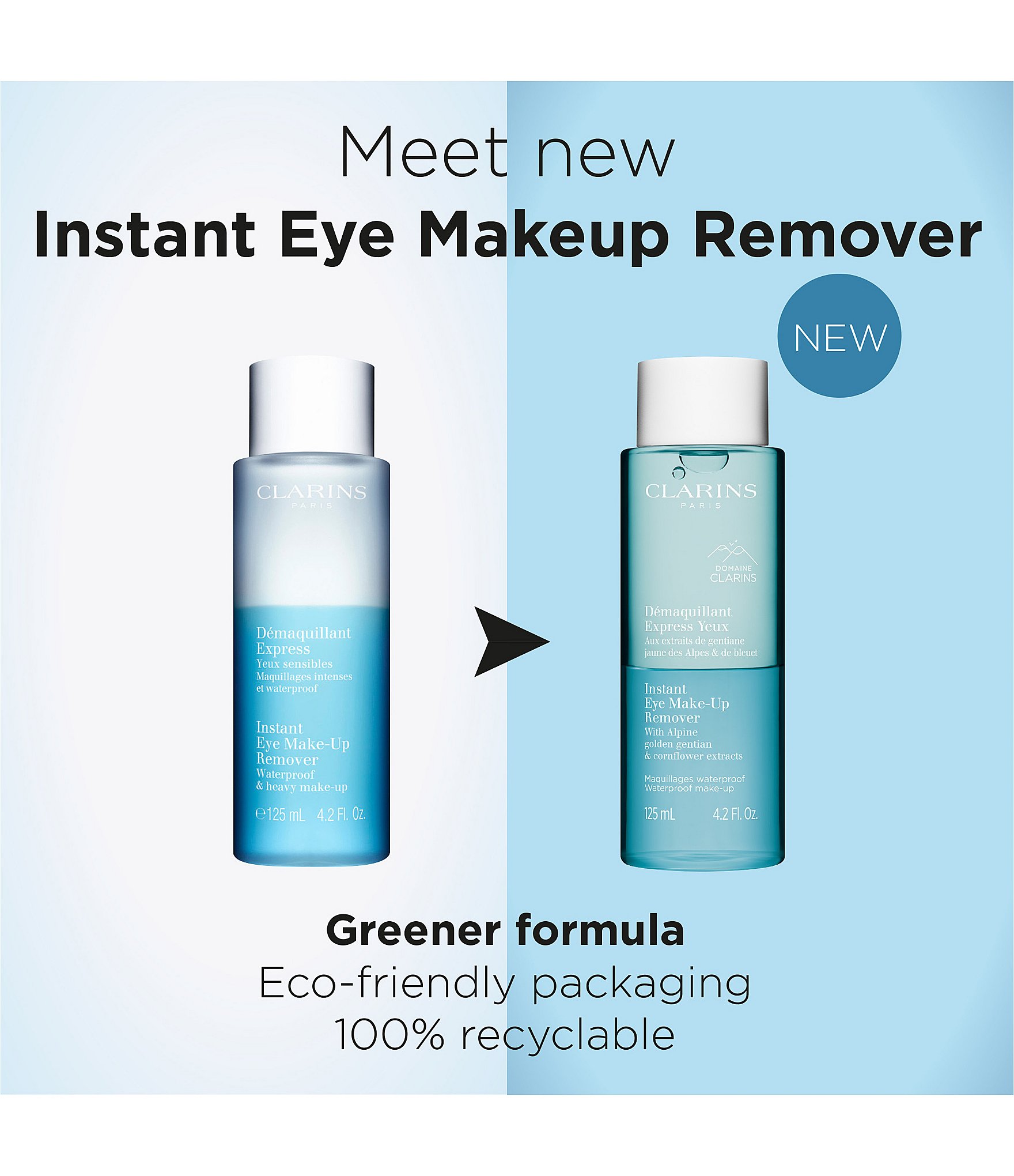 Clarins Instant Bi-Phase Waterproof Eye Makeup Remover