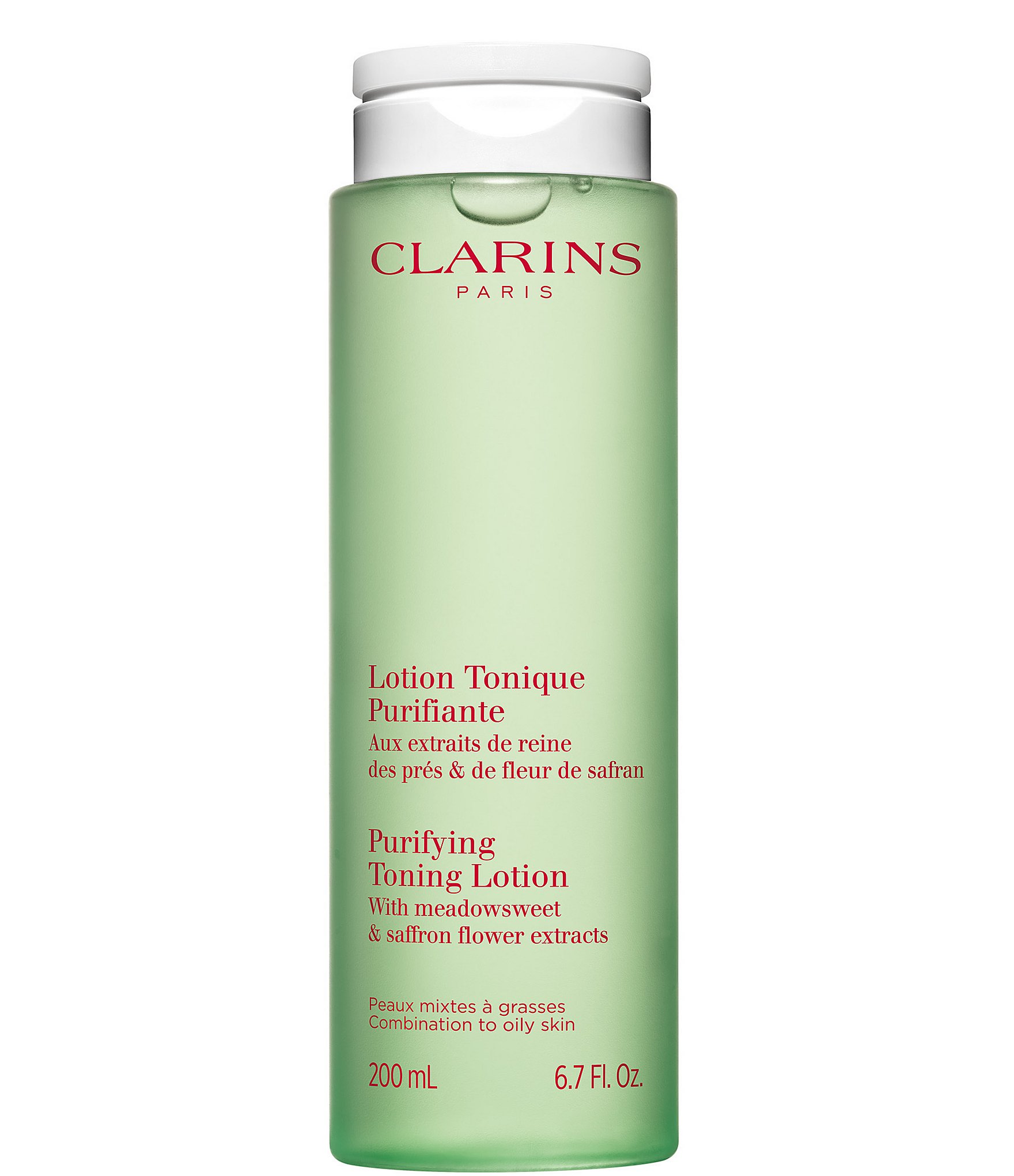 Clarins Purifying Toning Lotion with Meadowsweet for Combination to Oily Skin