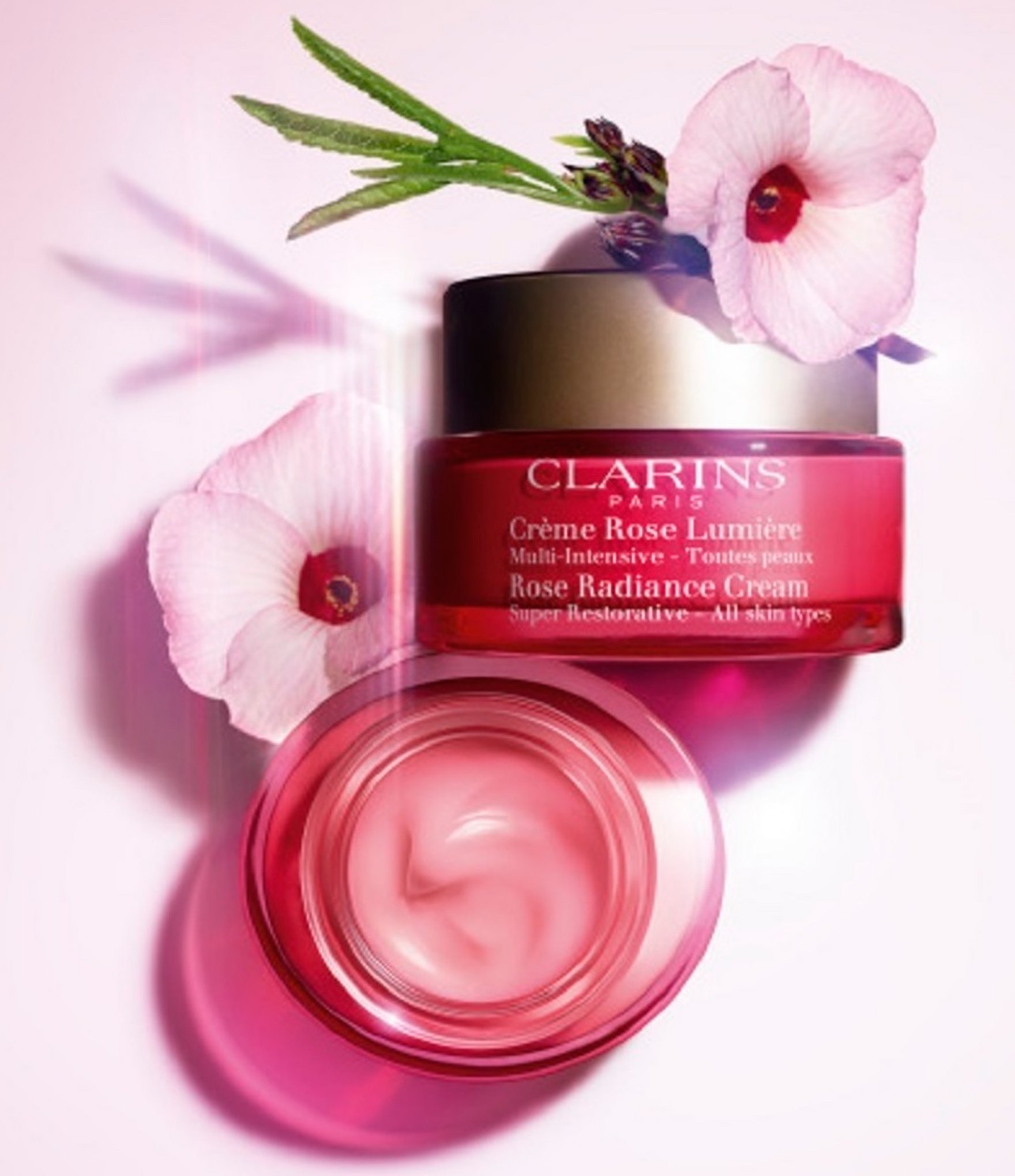 Clarins Super Restorative Rose Radiance Anti-Aging Moisturizer