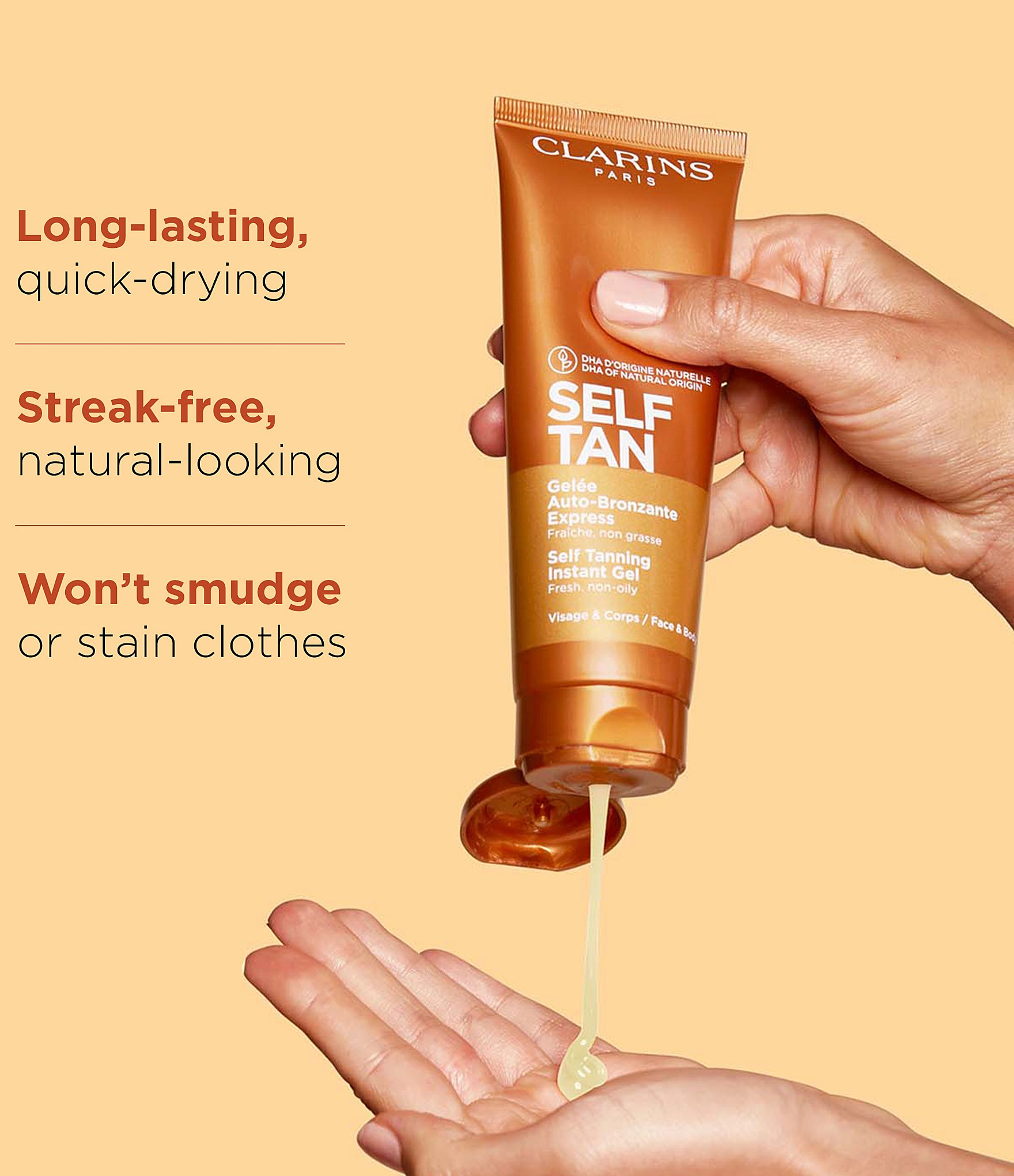 Clarins Self Tanning Face & Body Instant Tinted Gel