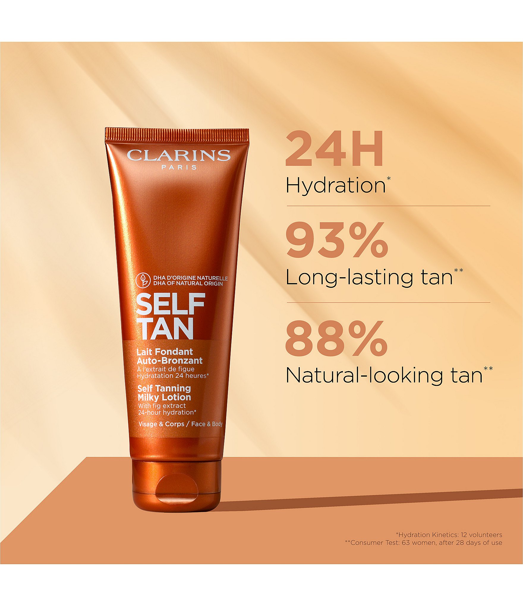 Clarins Self Tanning Face & Body Milky Lotion