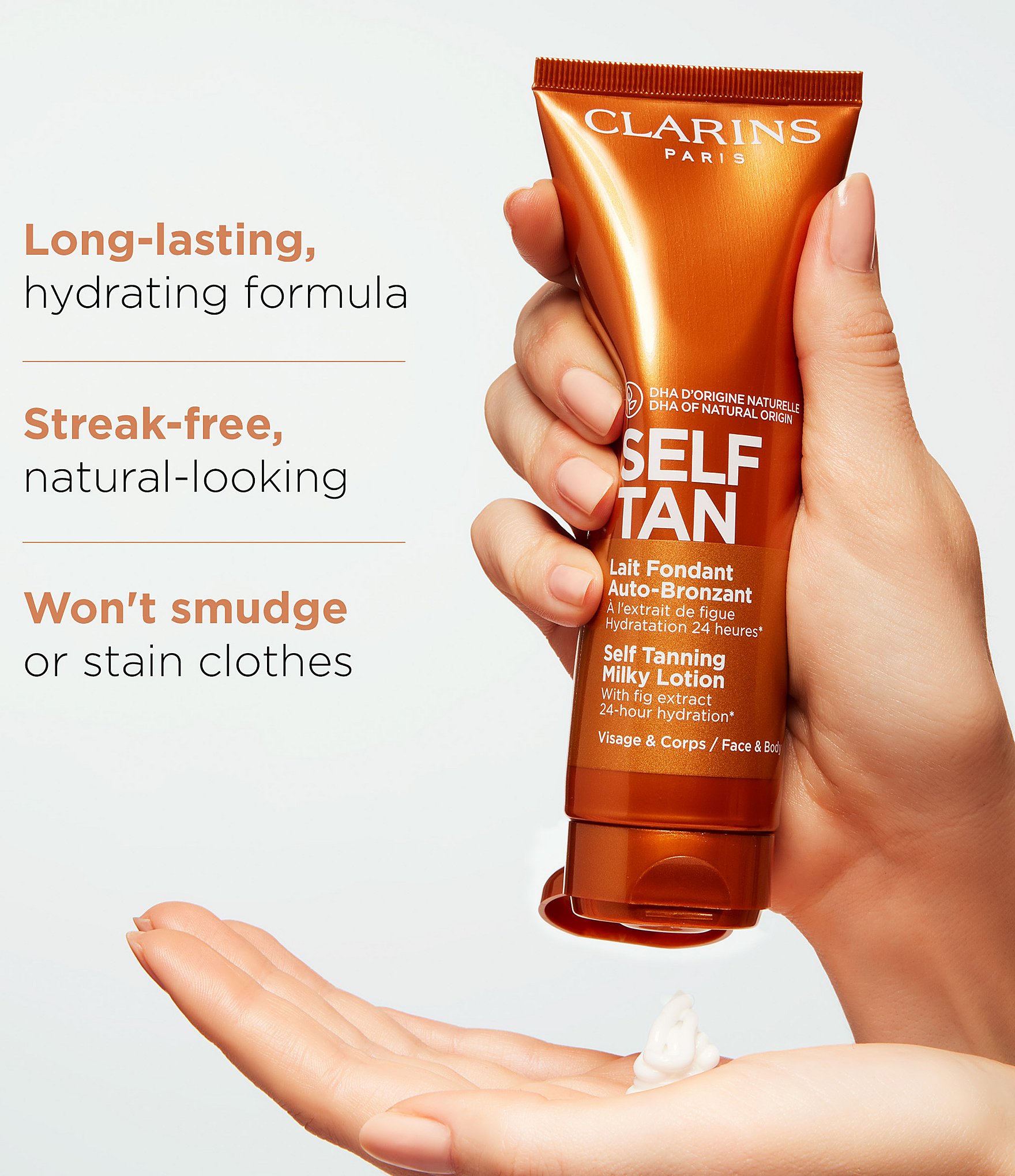 Clarins Self Tanning Face & Body Milky Lotion