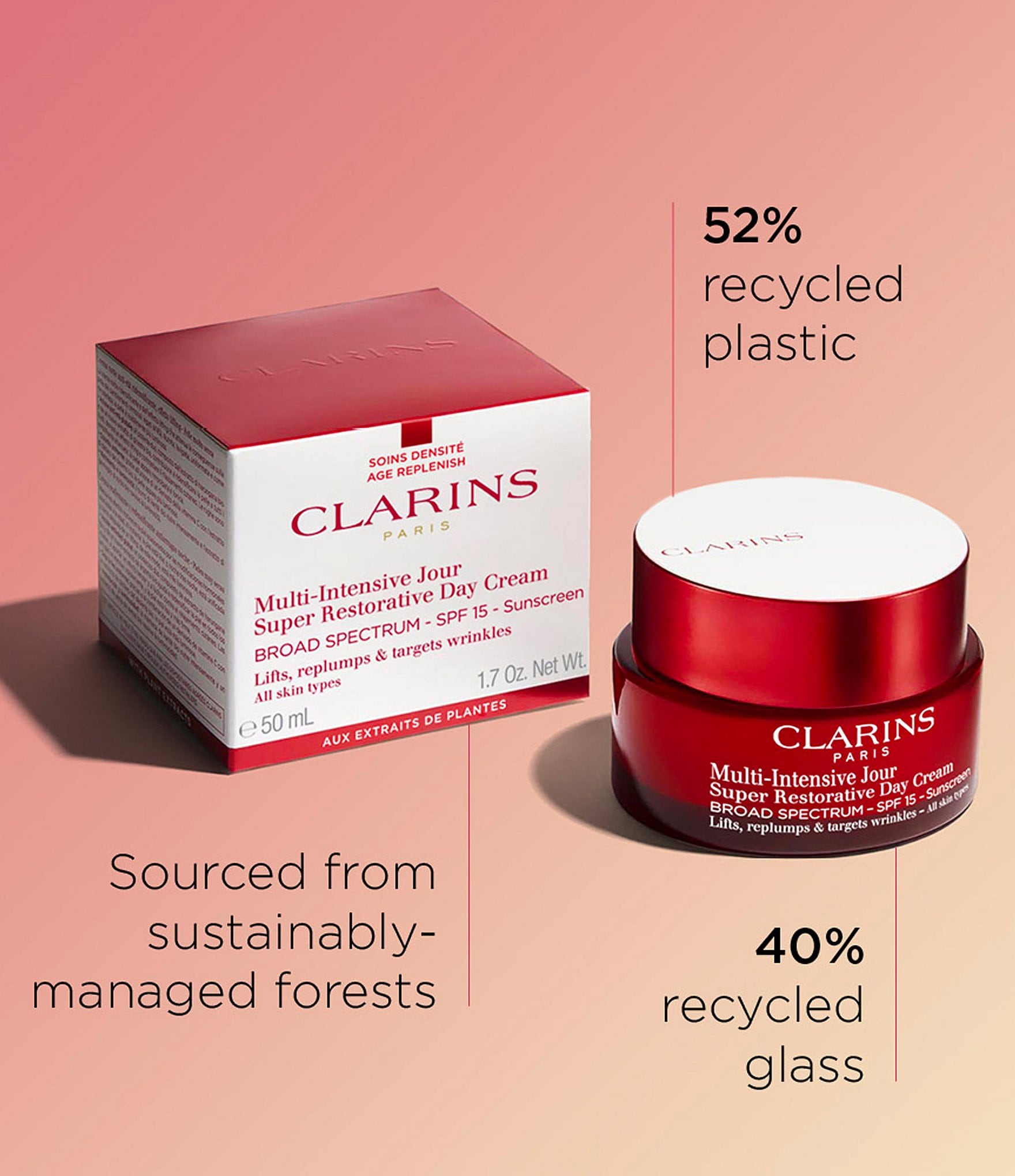 Clarins Super Restorative Anti-Aging Day Moisturizer SPF 15