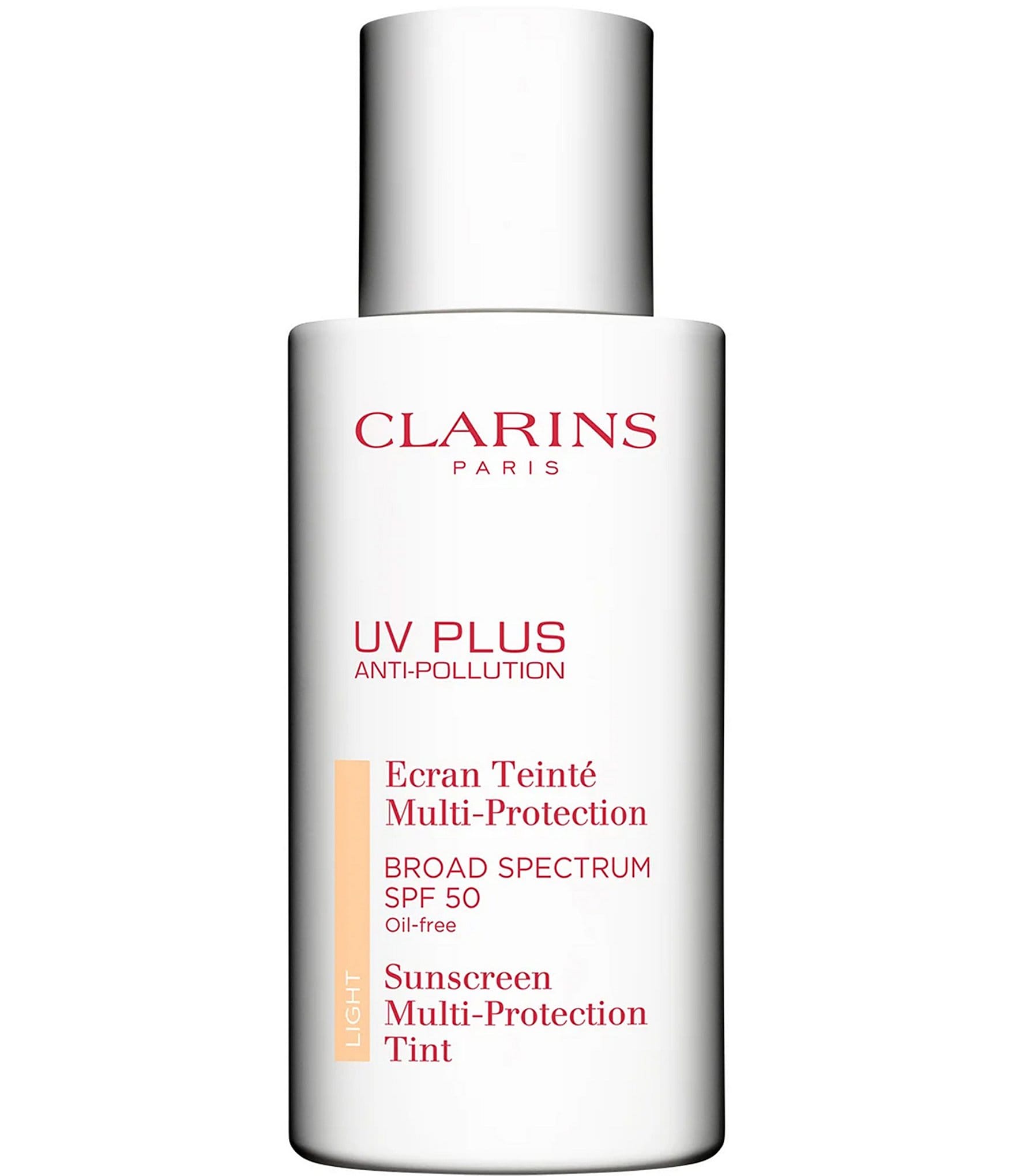 Clarins UV Plus Anti-Pollution Antioxidant Tinted Face Sunscreen SPF 50 ...