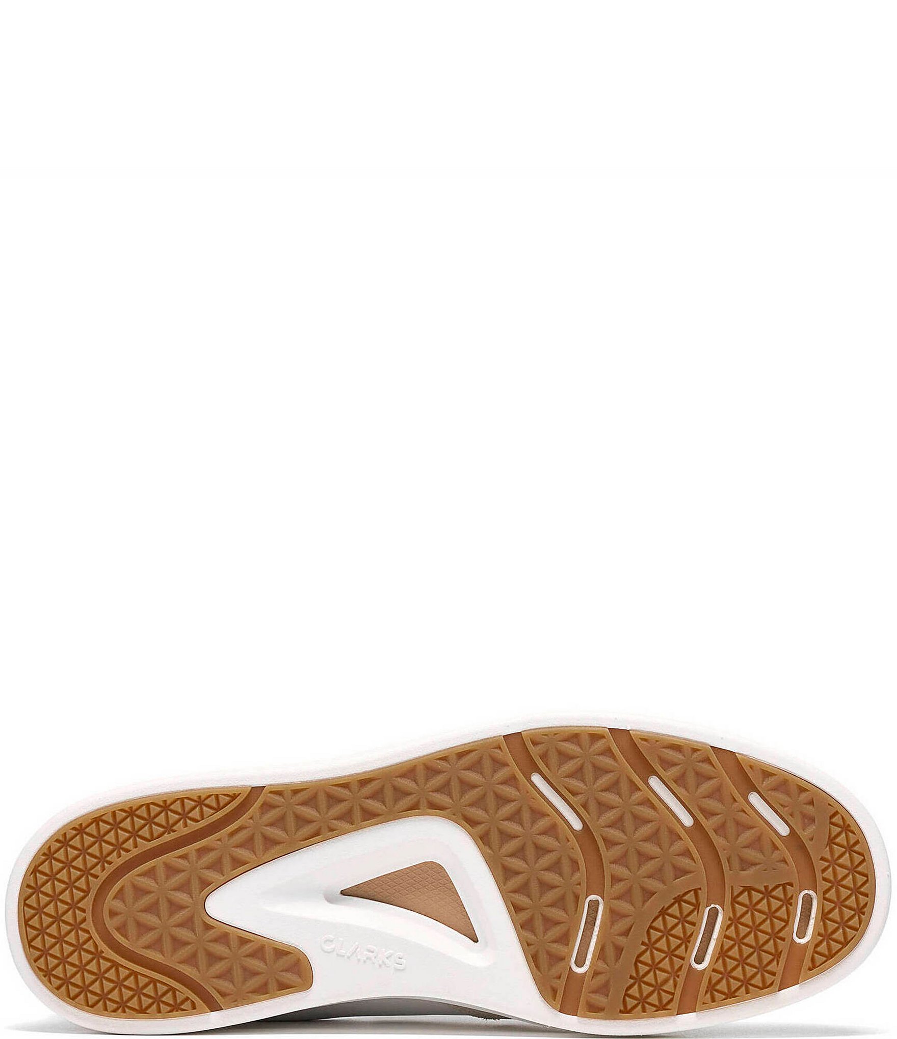 Clarks Code C Court Suede and Leather Lace Up Sneakers