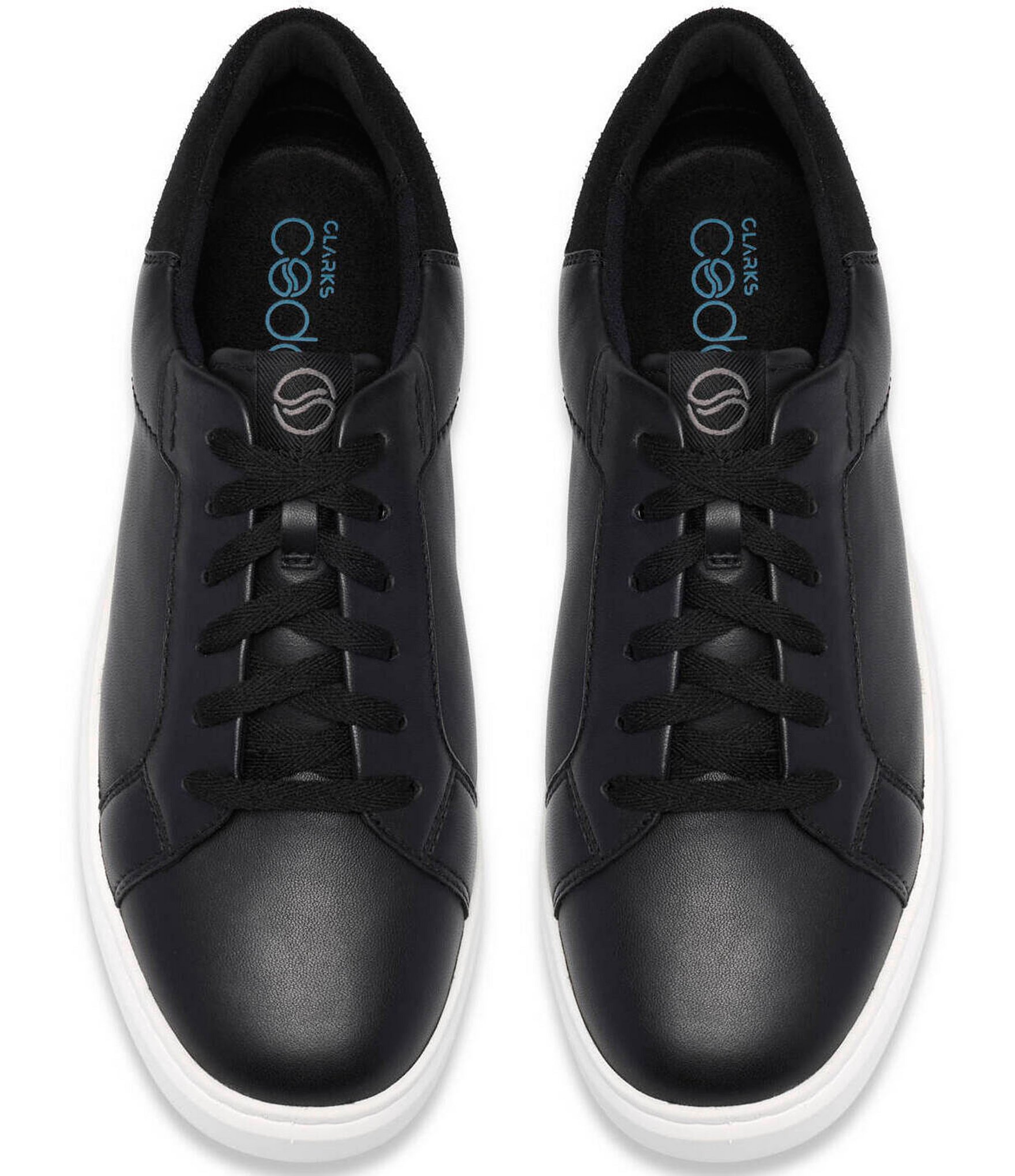 Clarks Code C Lace Up Leather Sneakers
