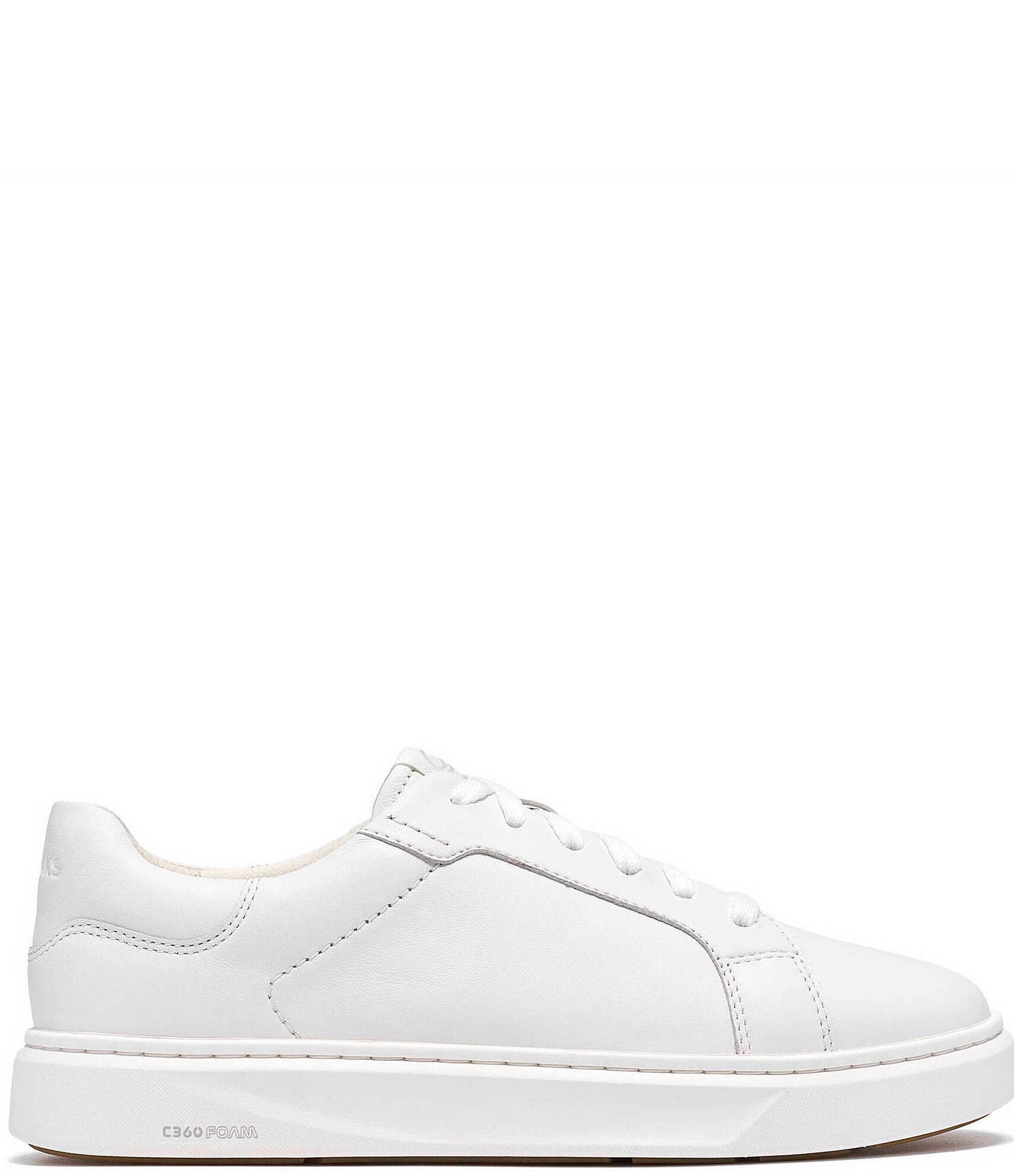 Clarks Code C Lace Up Leather Sneakers