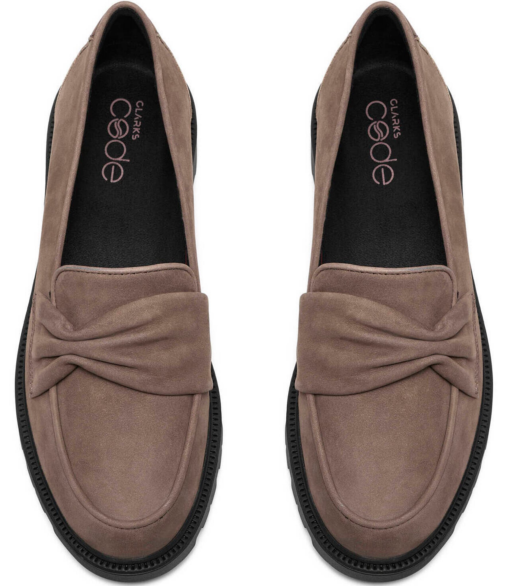 Clarks Code L Edge Montigo Nubuck Suede Loafers