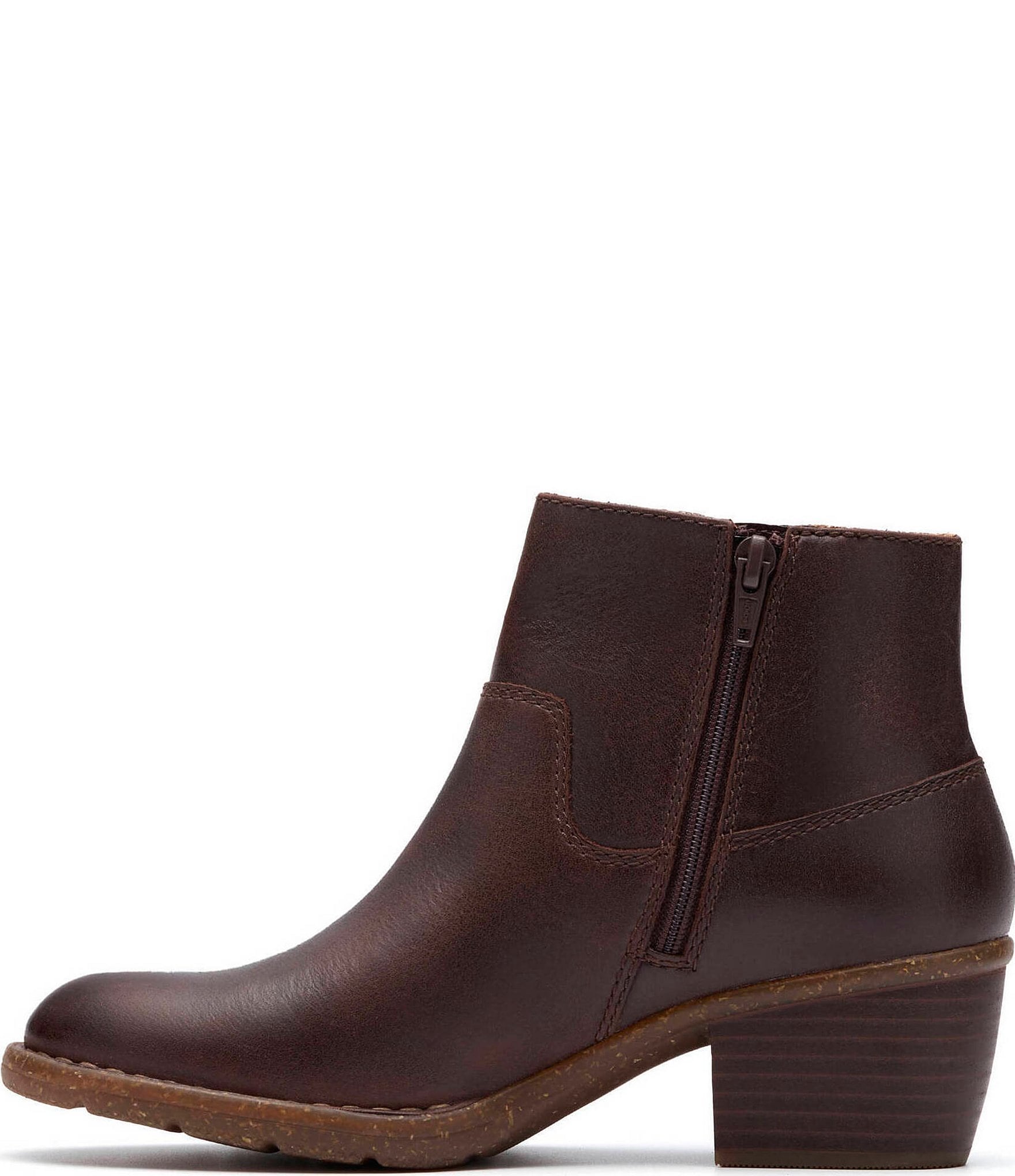 Clarks Artisan Kastela Top Leather Ankle Booties