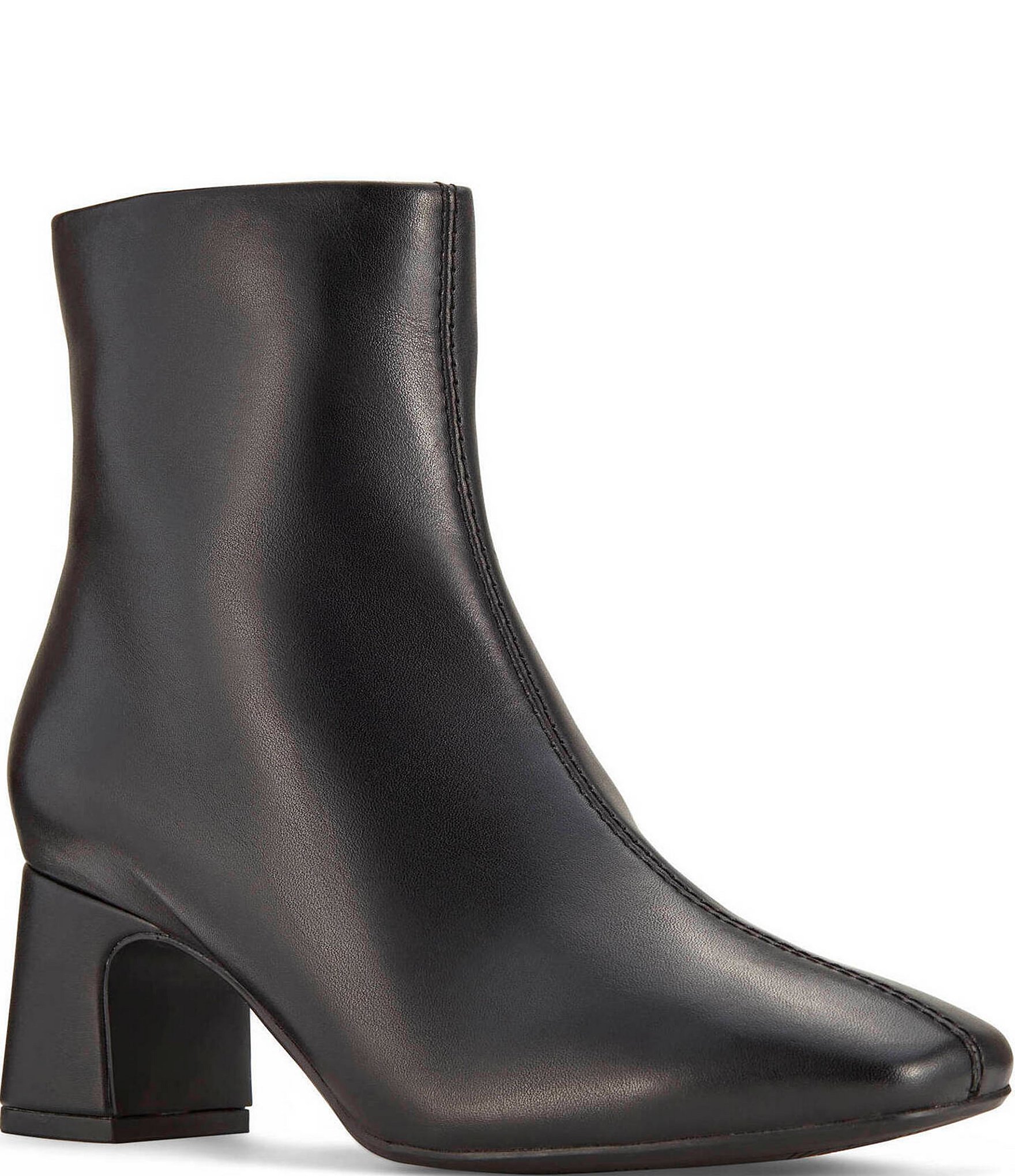 Clarks Signature Fernie Zip Leather Booties