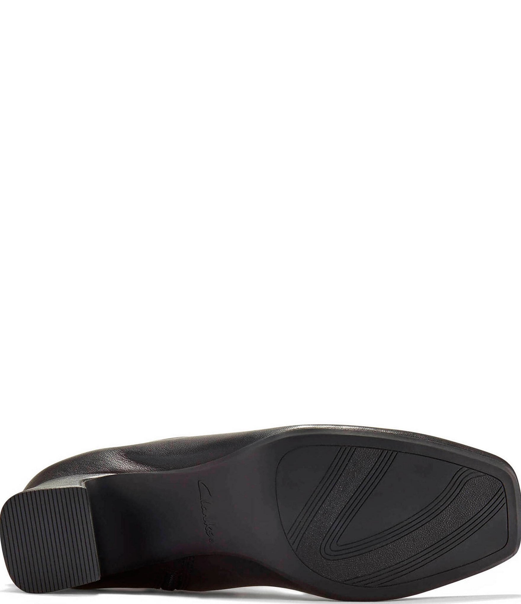 Clarks Signature Fernie Zip Leather Booties