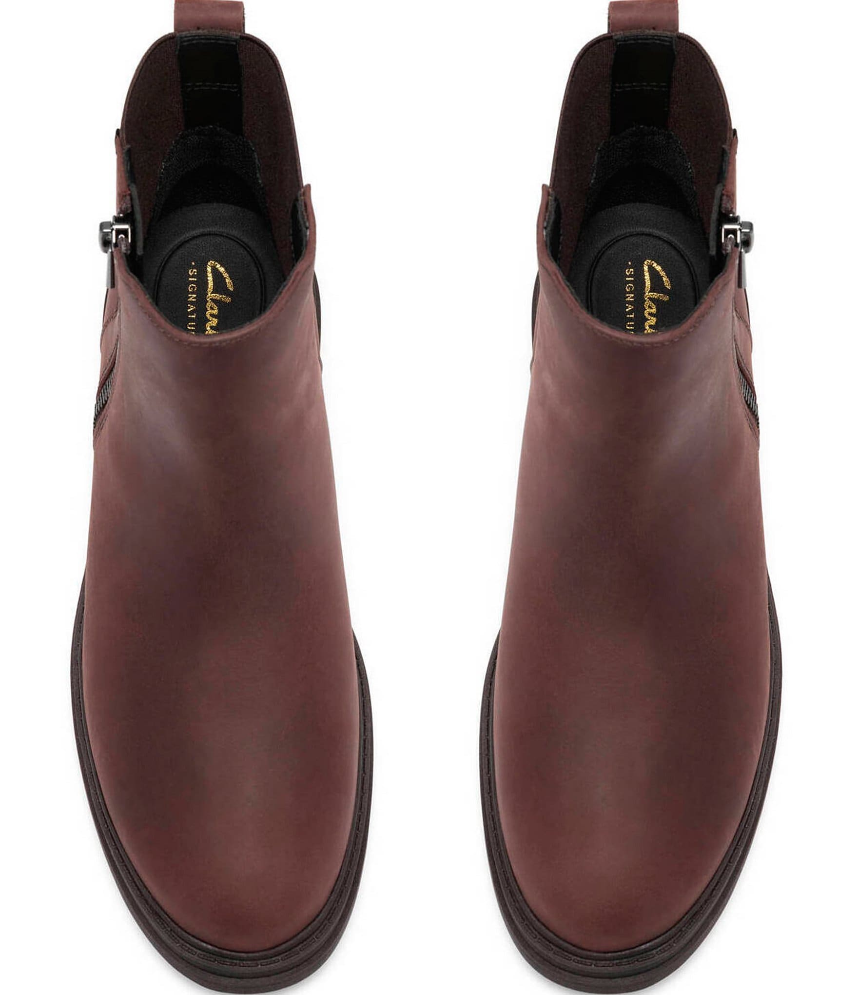 Clarks Signature Orinoco 3 Zip Waterproof Leather Booties