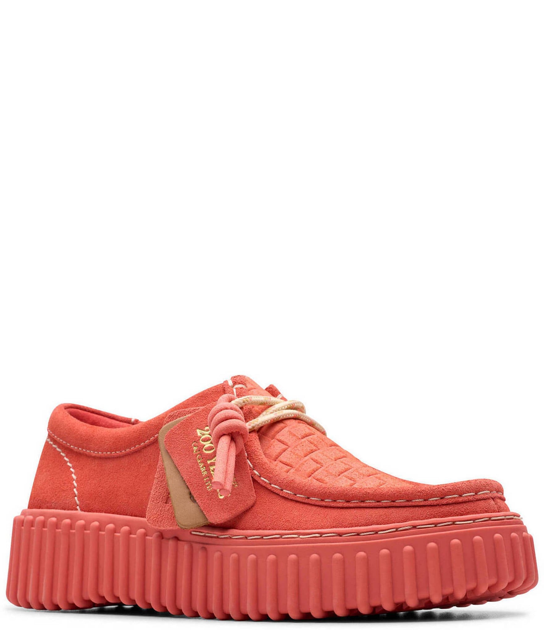 Clarks Signature Torhill Bee Suede Platform Wallabees