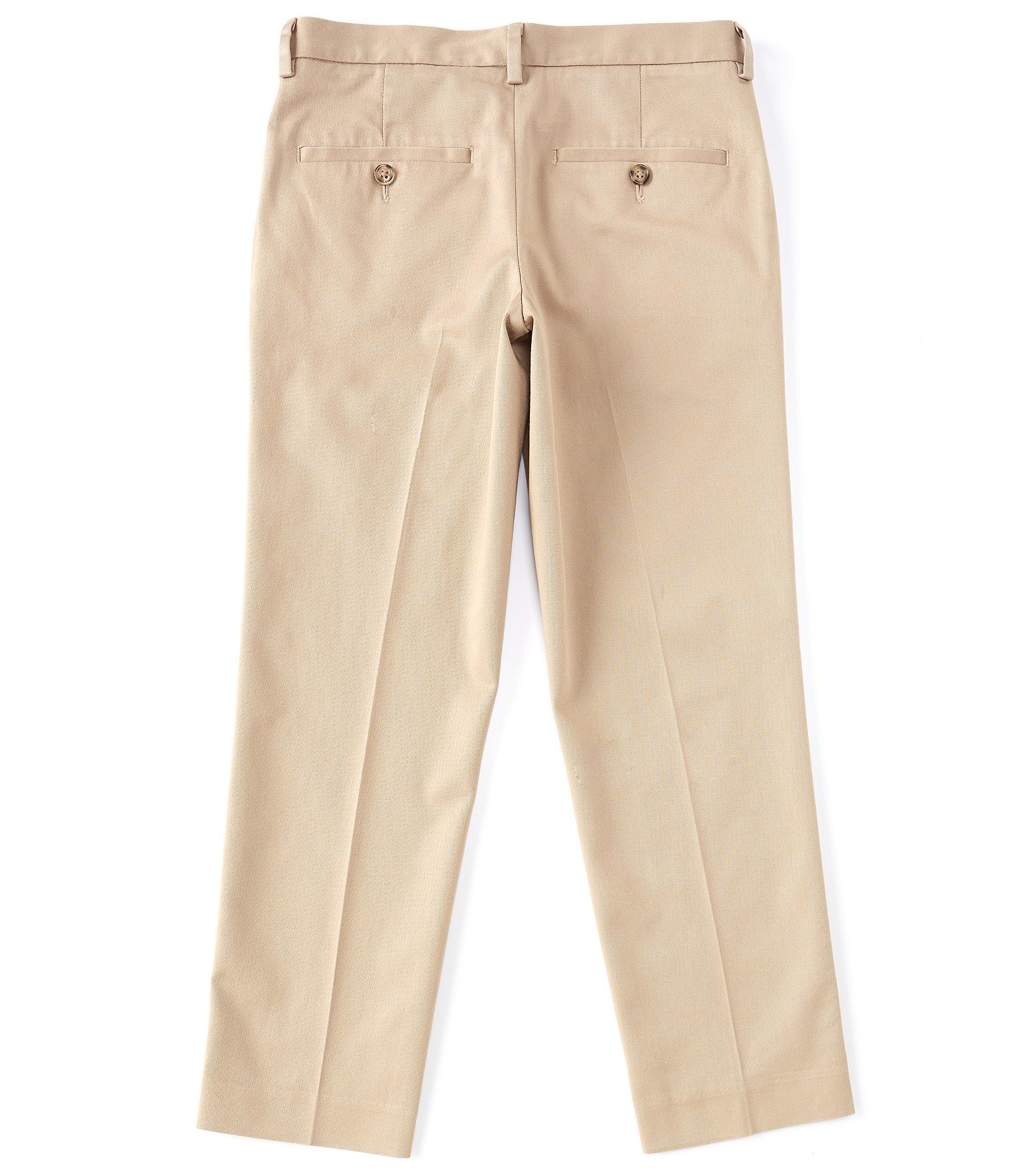 Class Club Big Boys 10-18 Husky Non-Iron Stretch Twill Pants