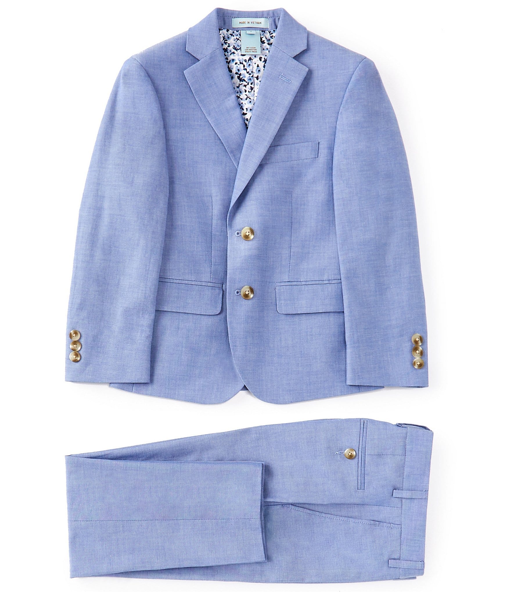 Class Club Big Boys 8-20 Chambray Blazer