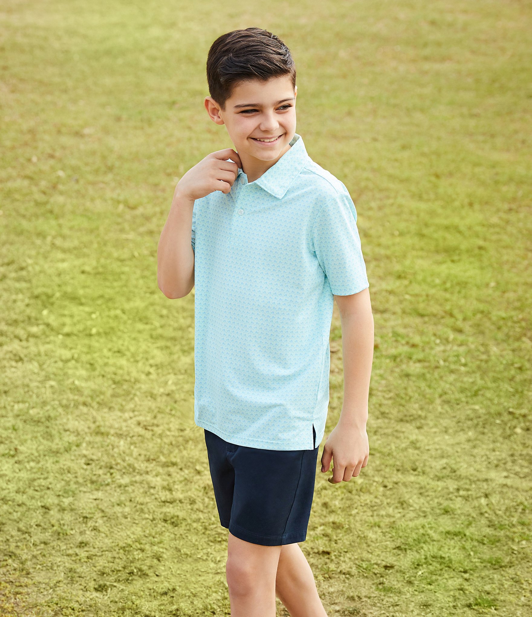 Class Club Big Boys 8-20 Flat Front Stretch Twill Shorts