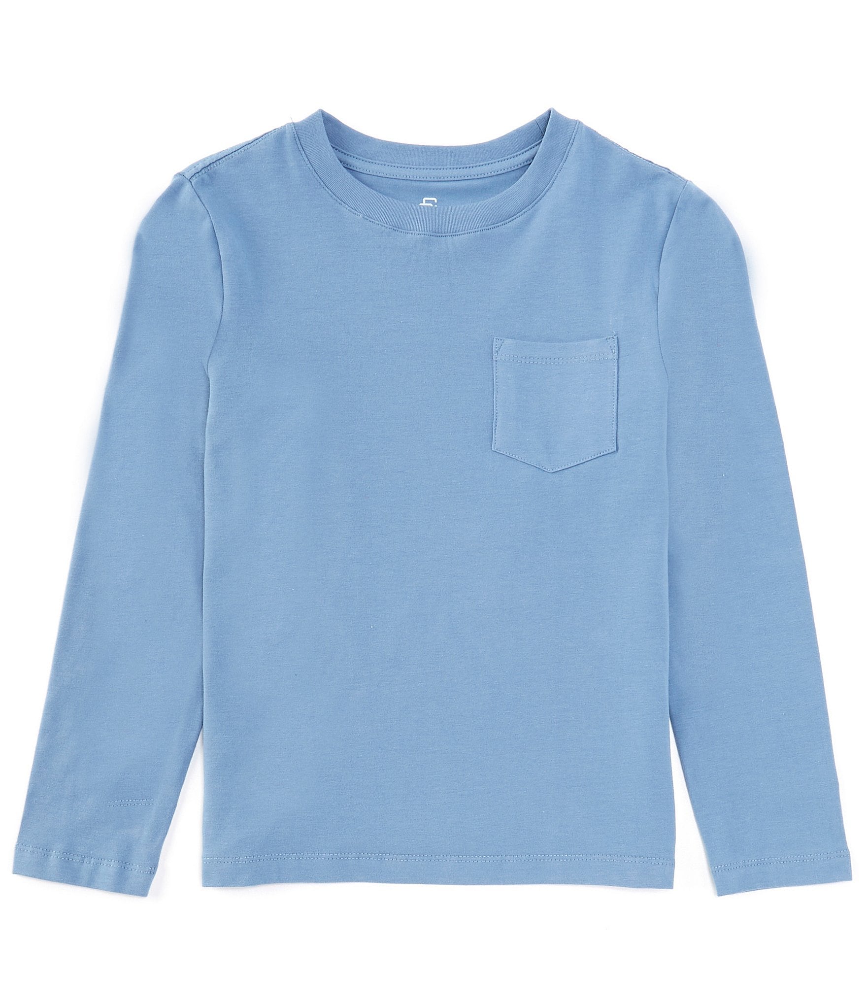 Class Club Big Boys 8-20 Long Sleeve Pocket T-Shirt