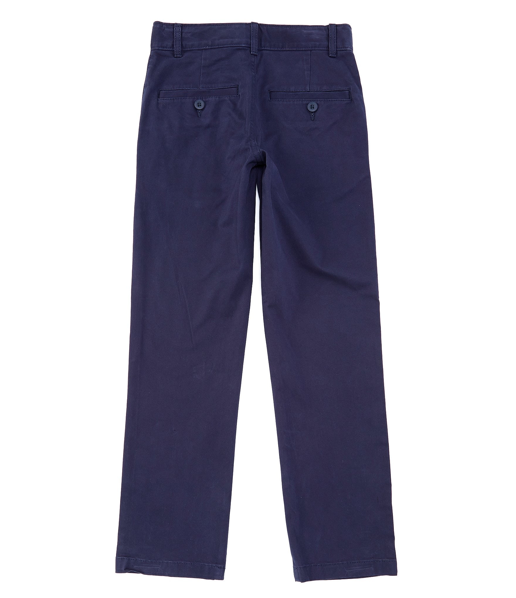 Class Club Big Boys 8-20 Modern-Fit Flat-Front Stretch Twill Pants