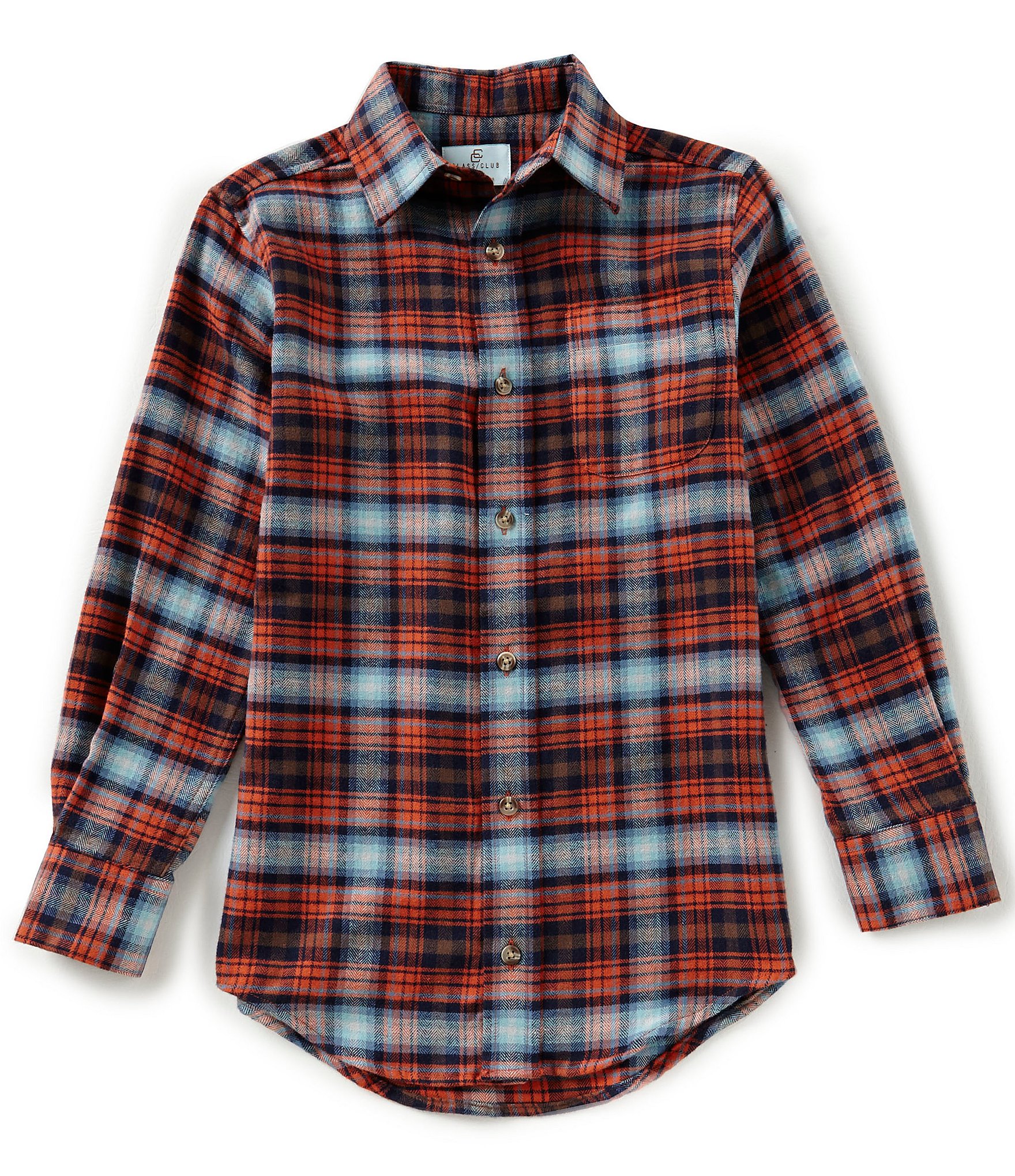 Class Club Big Boys 8-20 Plaid Button-Down Shirt | Dillards