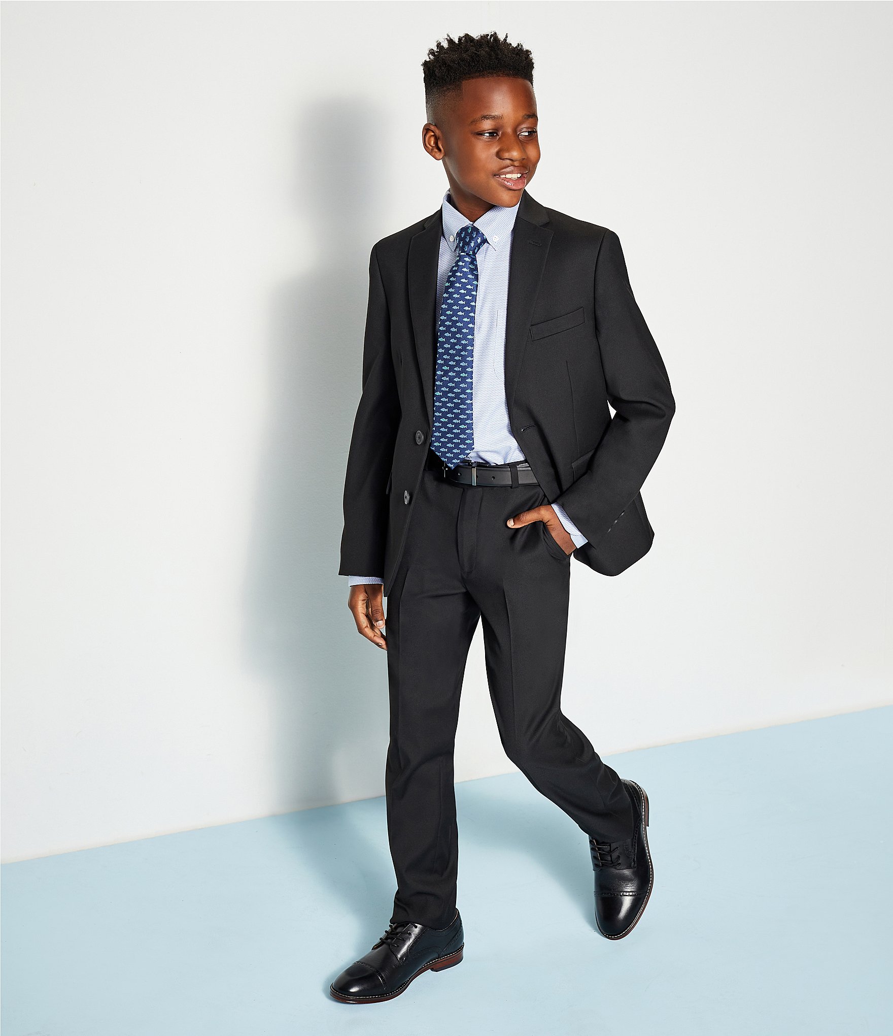 Class Club Big Boys 8-20 Flat Front Dress Pants