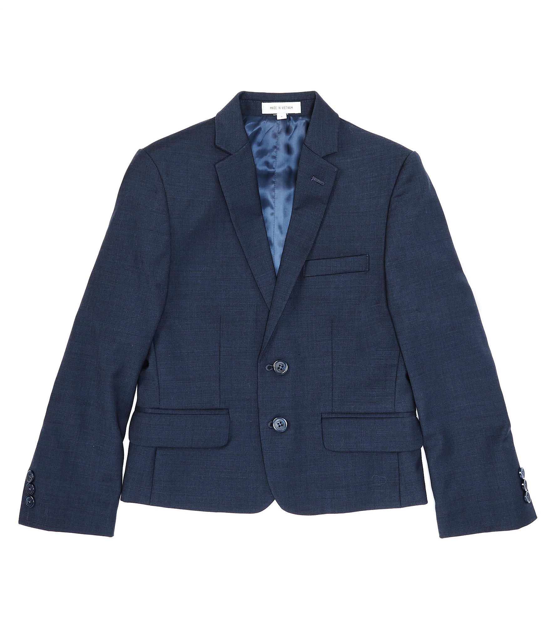 Class Club Big Boys 8-20 Navy Sharkskin Dress Jacket | Dillard's