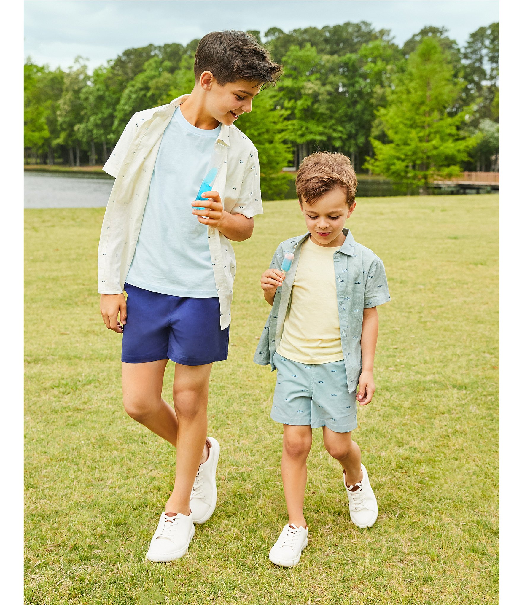 Class Club Big Boys Synthetic Pull-On Shorts