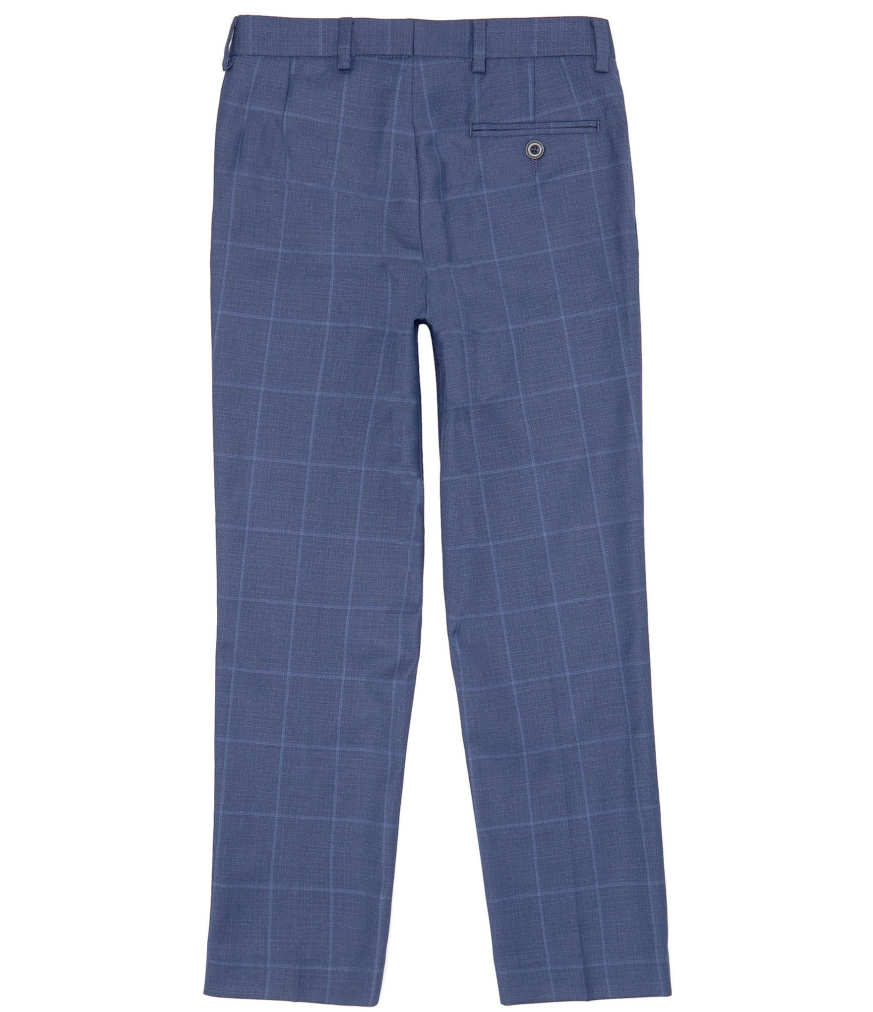 Class Club Big Boys 8-20 Window Pane Dress Pants