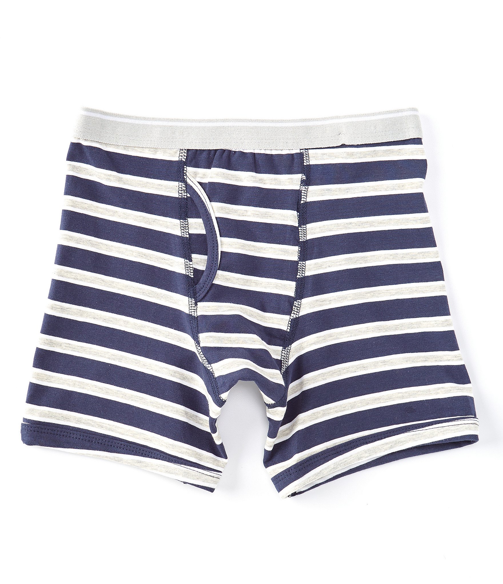 Class Club Big Boys 8-20 Yarn Dyed Stripe Fly Boxer Briefs | Dillard's