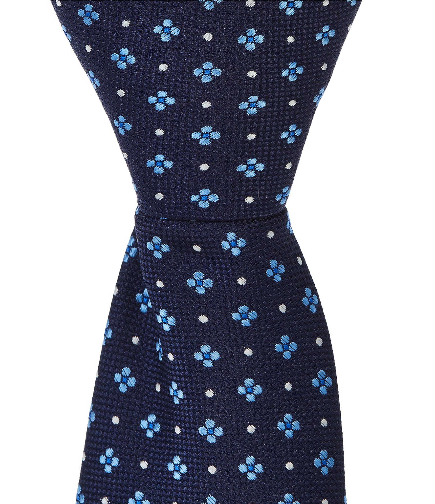 Class Club Boys Neat Pattern 14#double; Zipper Tie