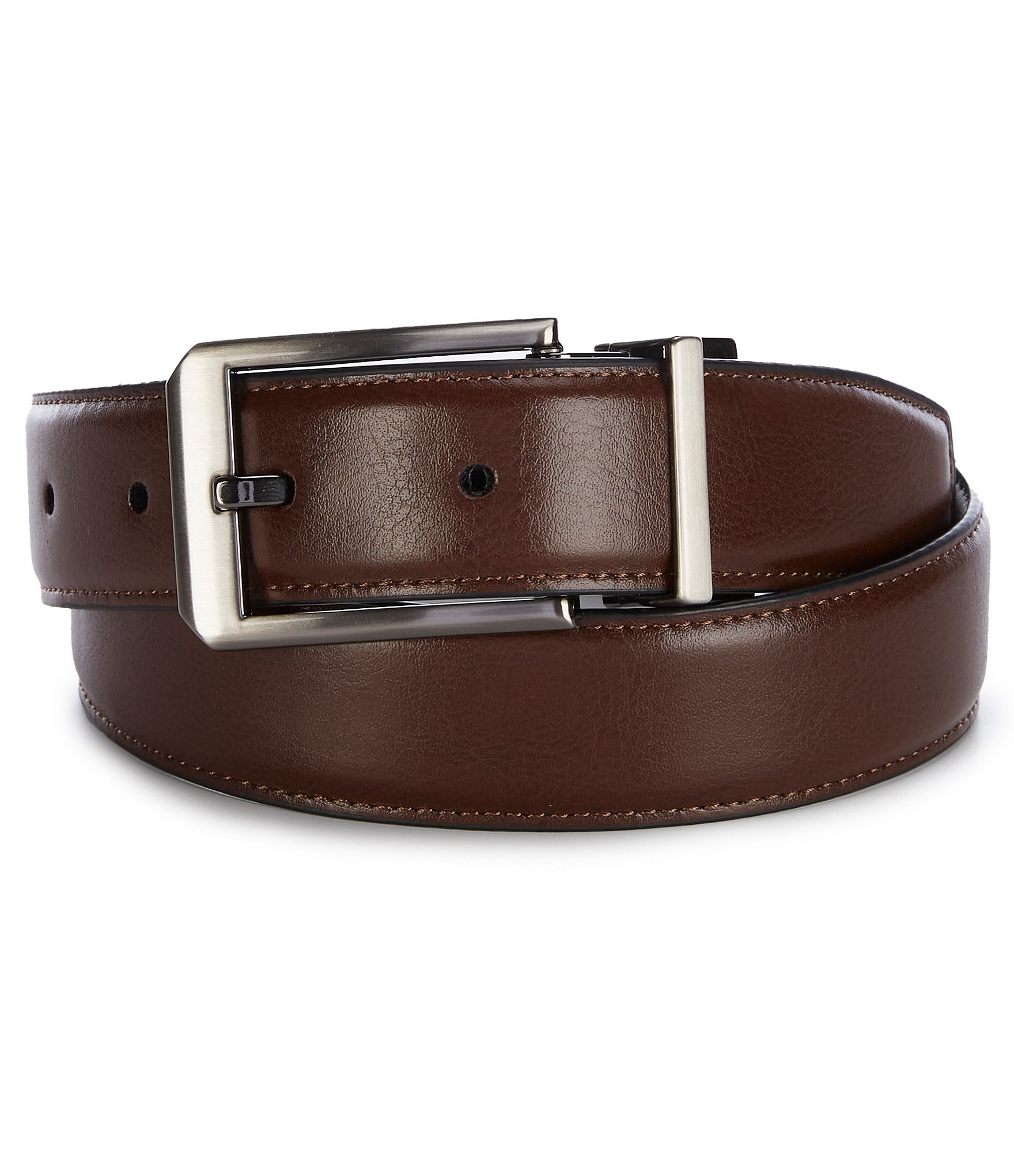 Class Club Boys Stretch Leather Reversible Belt