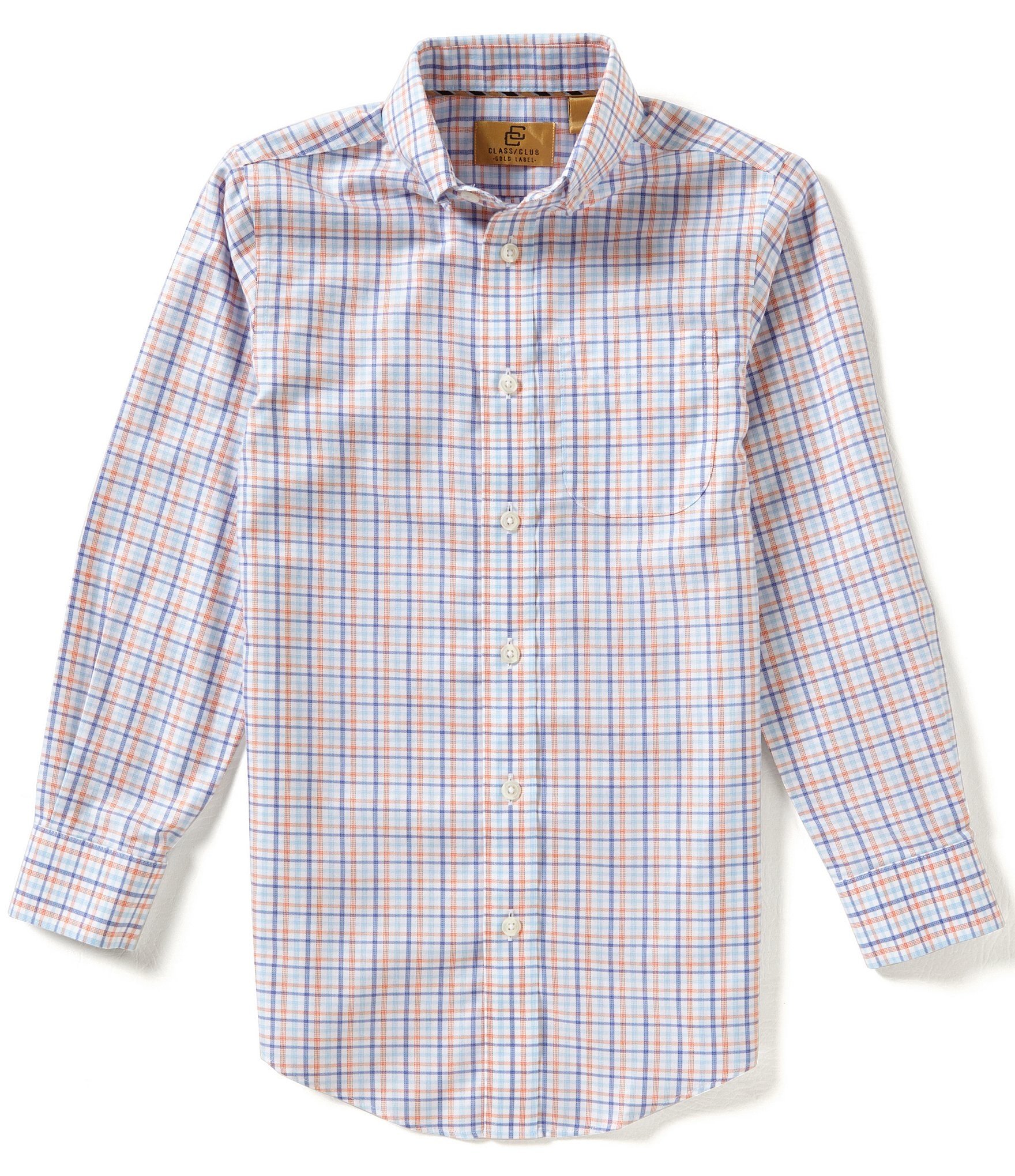 Class Club Gold Label Big Boys 8-20 Check Woven Shirt | Dillards