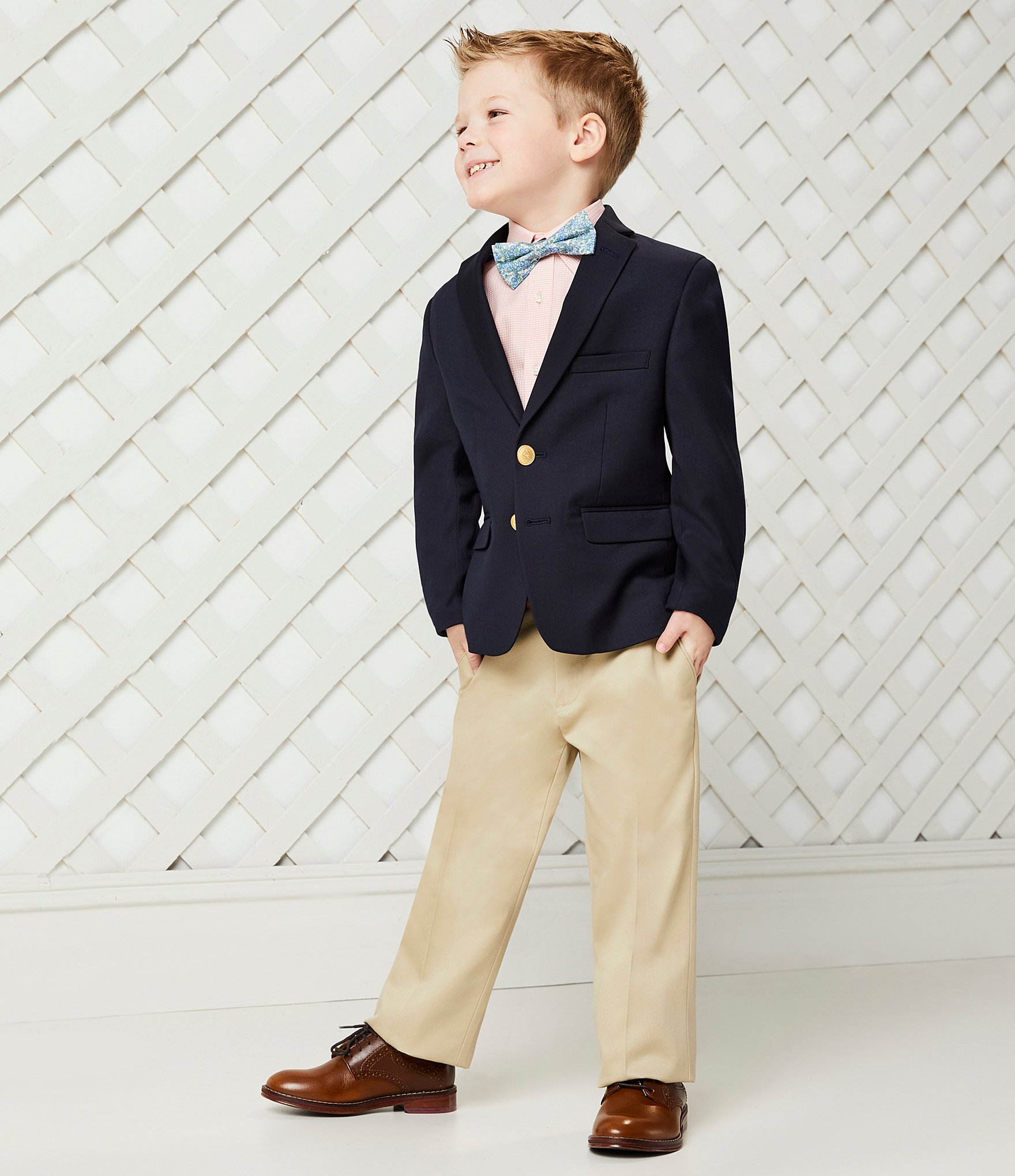 Class Club Little Boys 2T-7 Gold Button Blazer