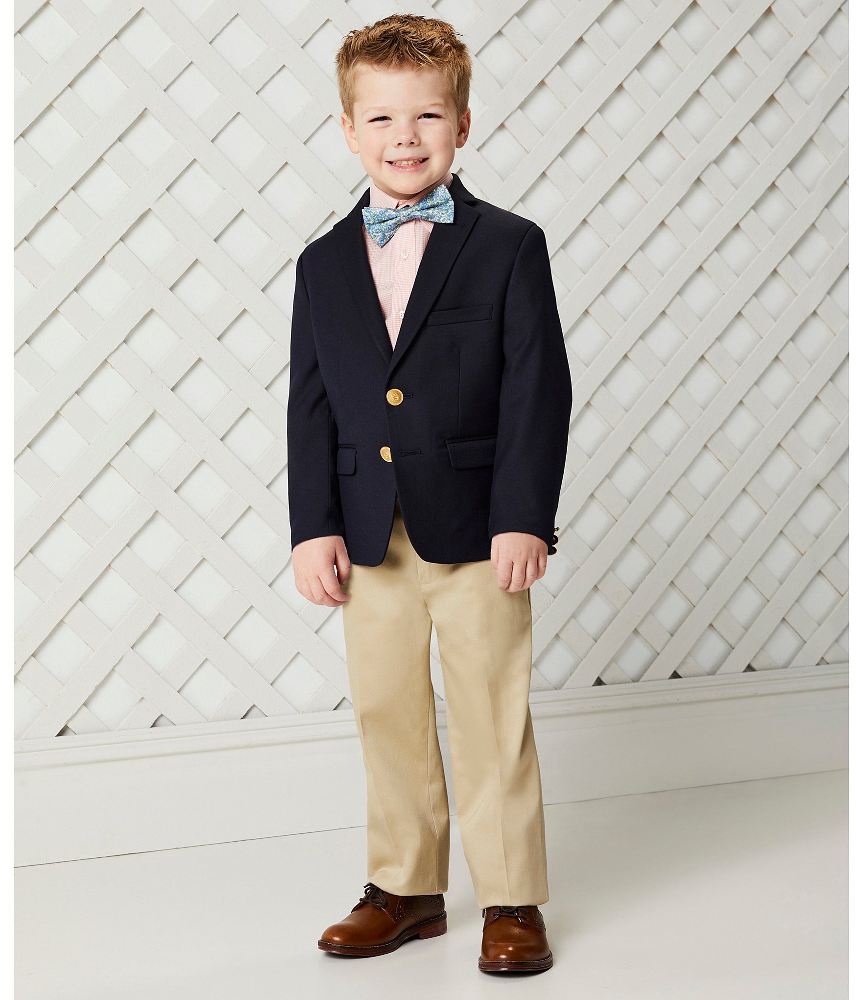 Class Club Little Boys 2T-7 Gold Button Blazer