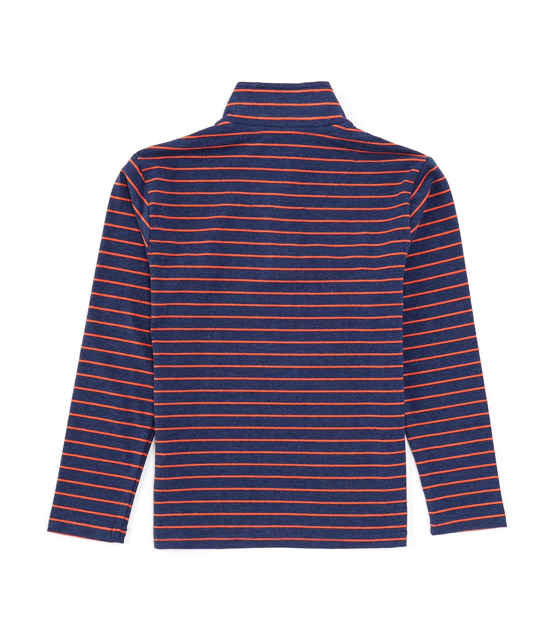 Class Club Little Boys 2T-7 Long Sleeve 1/4 Zip Stripe Pullover