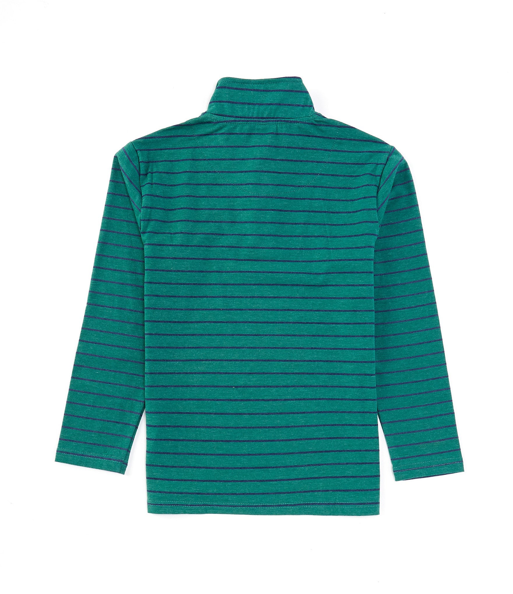 Class Club Little Boys 2T-7 Long Sleeve 1/4 Zip Stripe Pullover