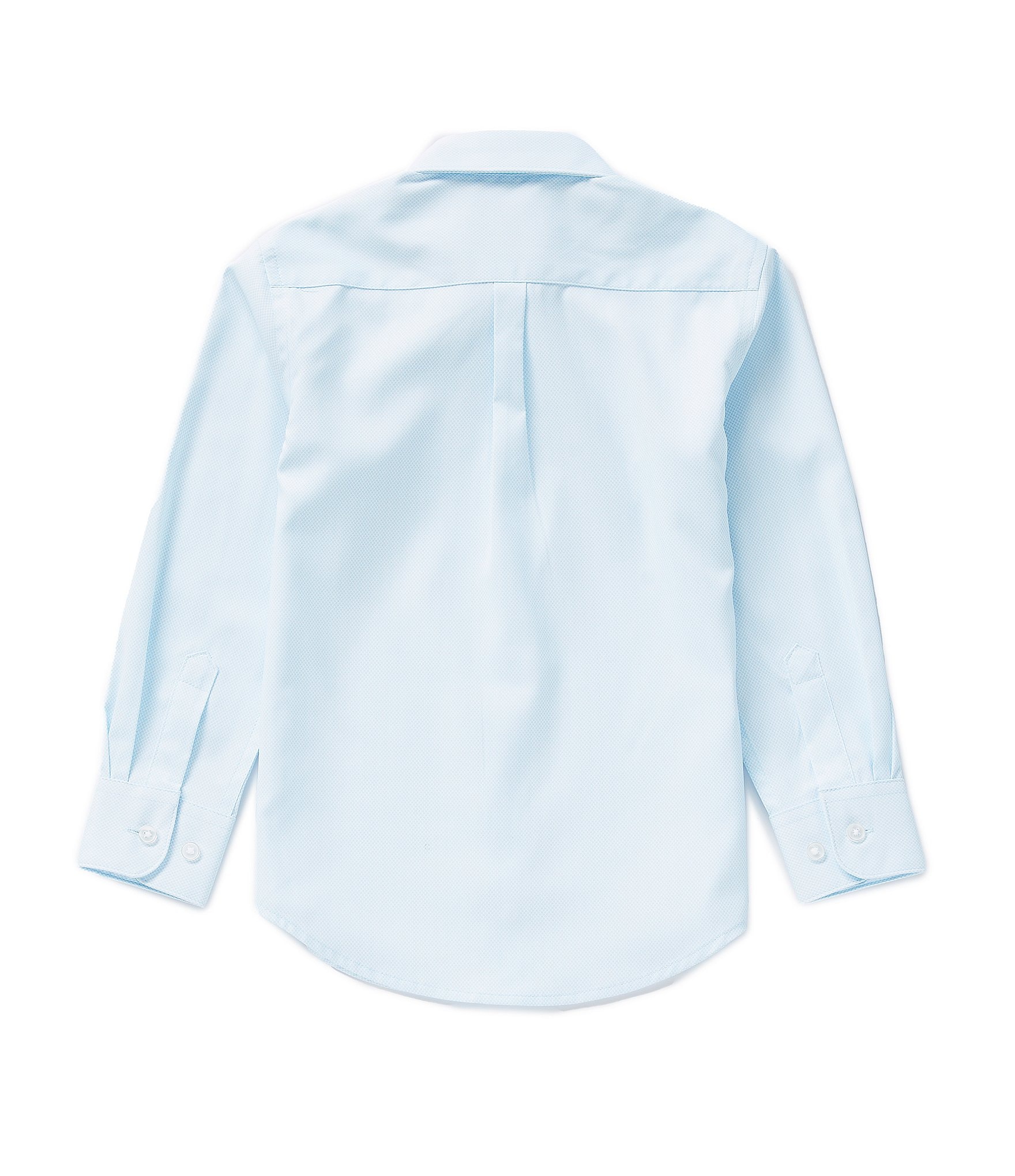 Class Club Little Boys 2T-7 Long Sleeve Doby Stretch Dress Shirt