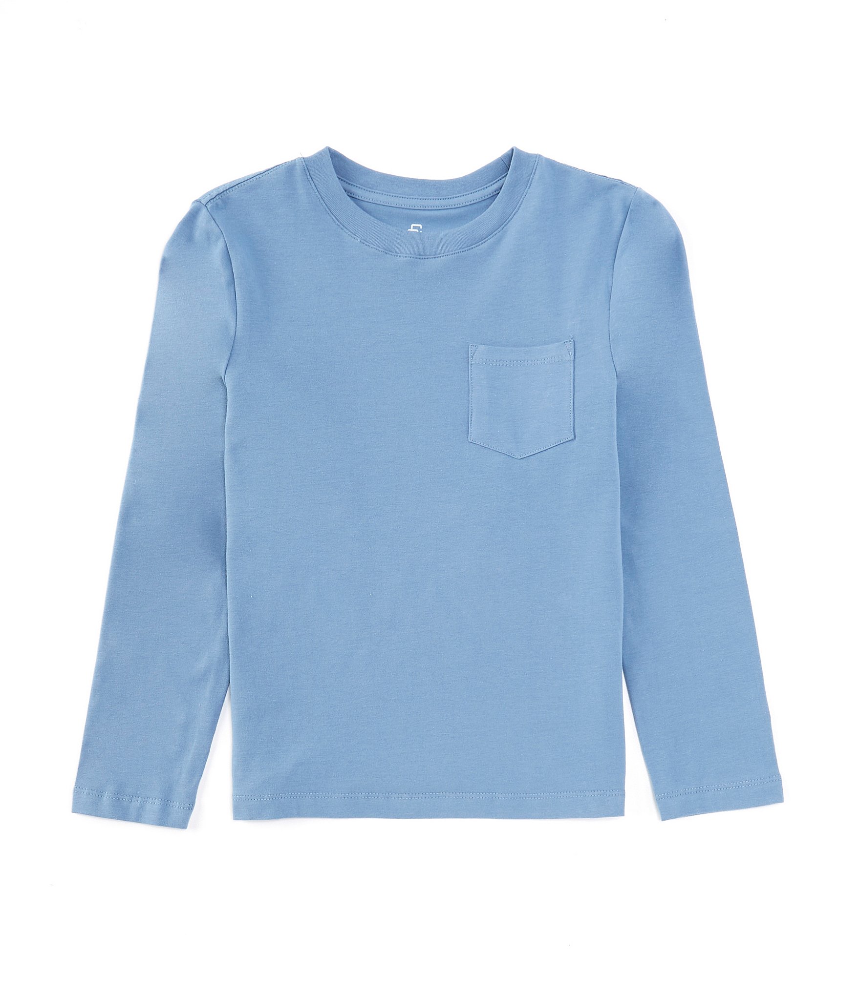 Class Club Little Boys 2T-7 Long Sleeve Pocket T-Shirt