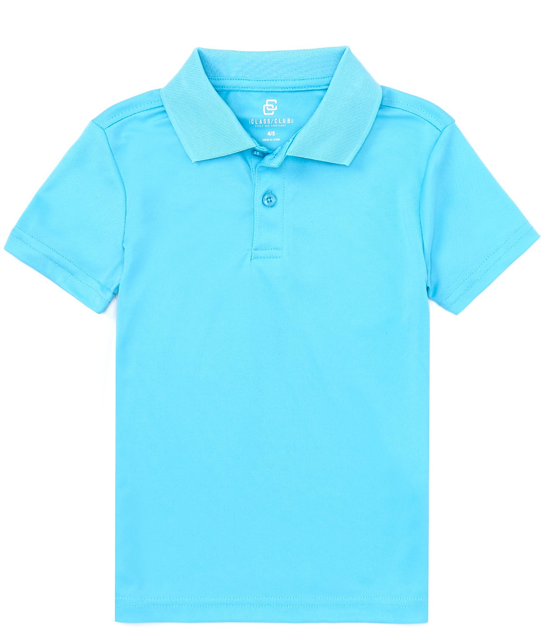 Class Club Little Boys 2T-7 Short Sleeve Pique Polo Shirt