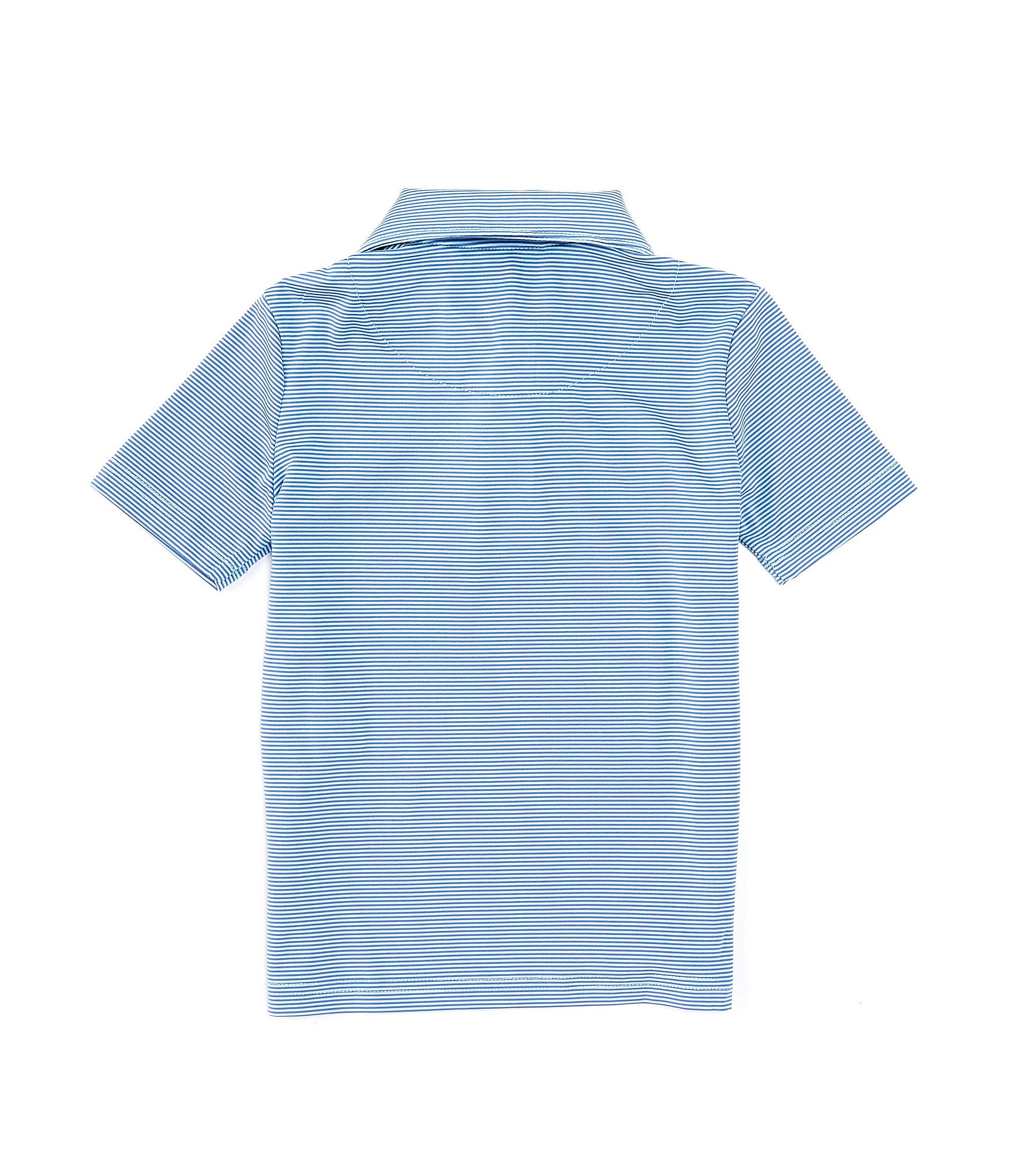 Class Club Little Boys 2T-7 Short Sleeve Synthetic Micro Stripe Polo