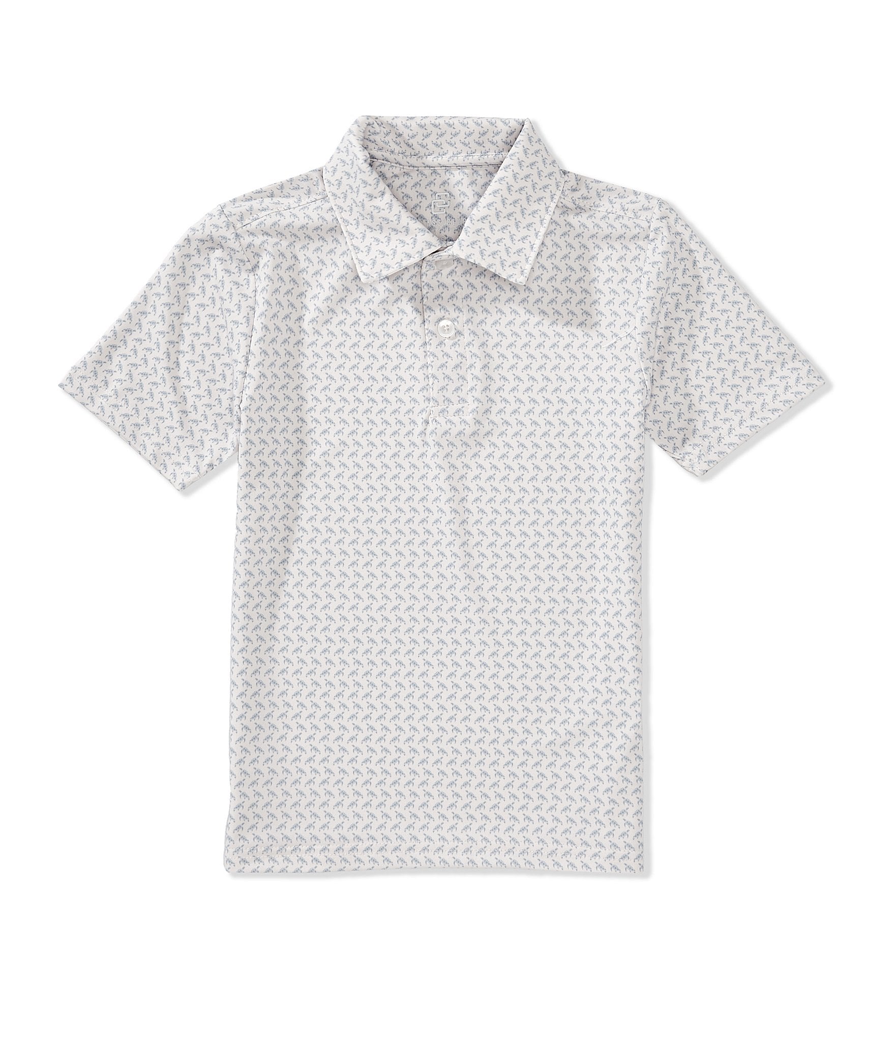 Class Club Little Boys 2T-7 Short Sleeve Turtle Print
