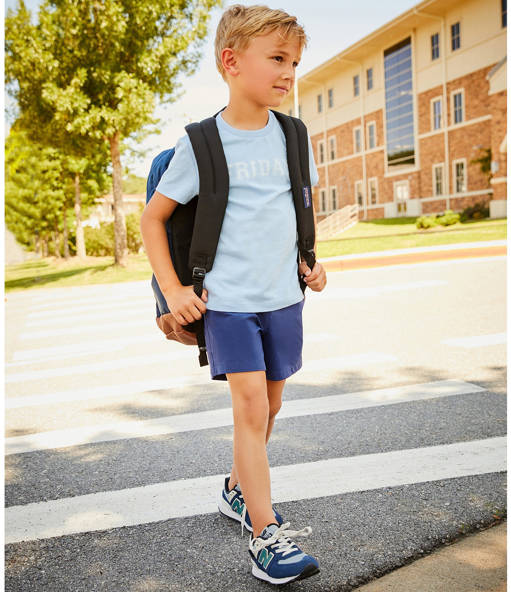 Class Club Little Boys Synthetic Patriotic Pull-On Shorts