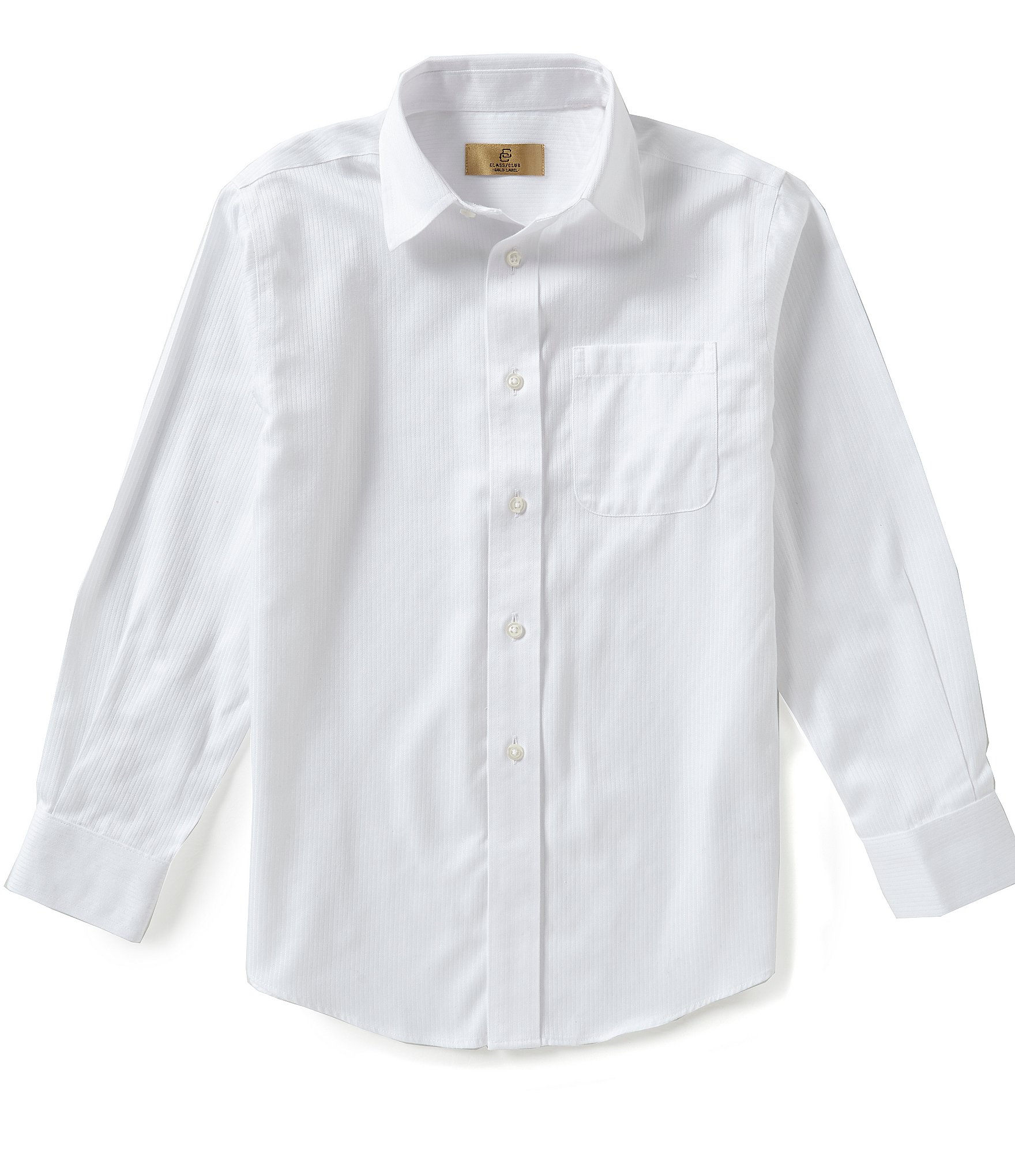 Class Club Little Boys 2T-7 Textured Dress Shirt | Dillard's