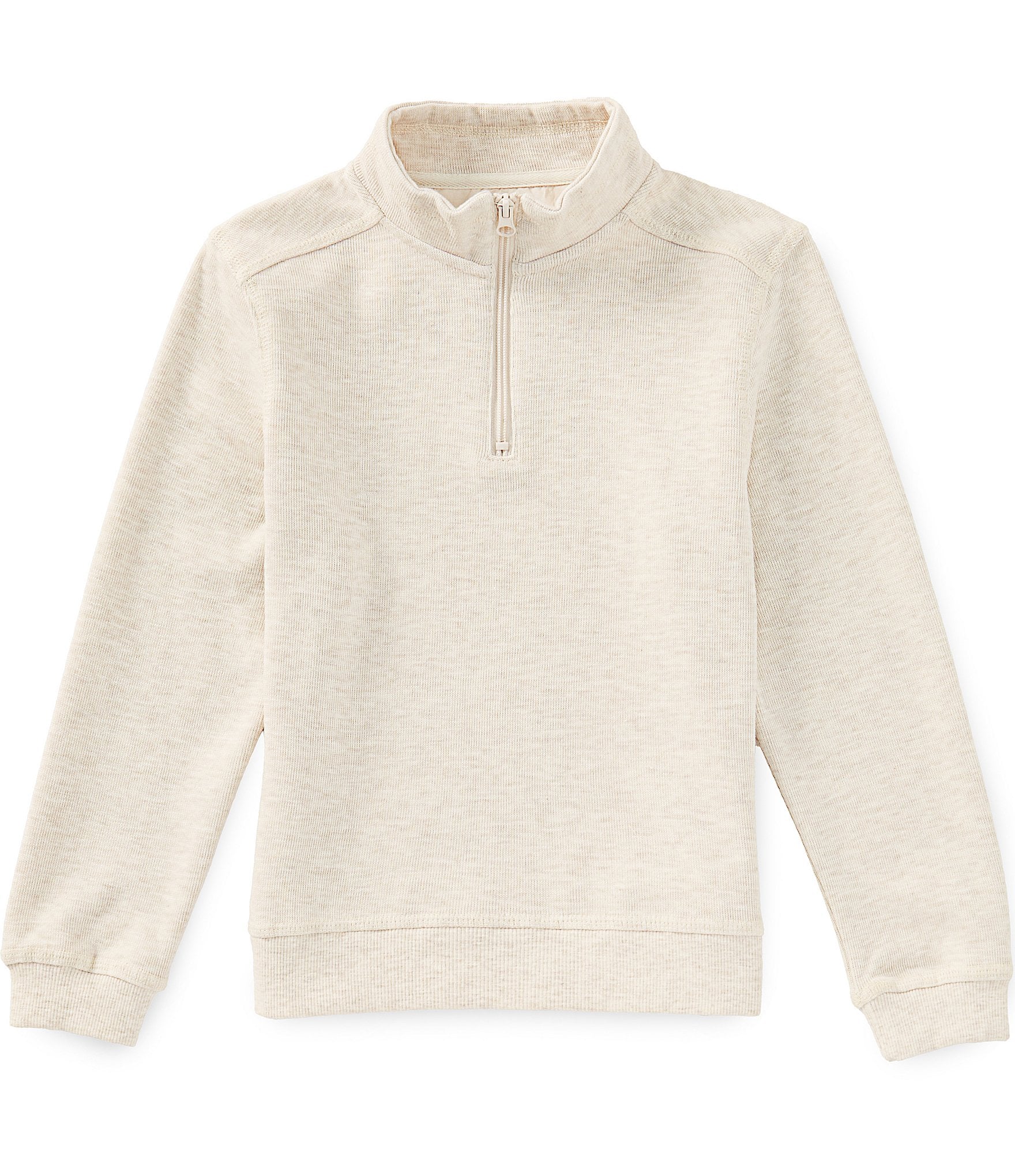 Class Club Little Boys Quarter Zip Slub Pullover