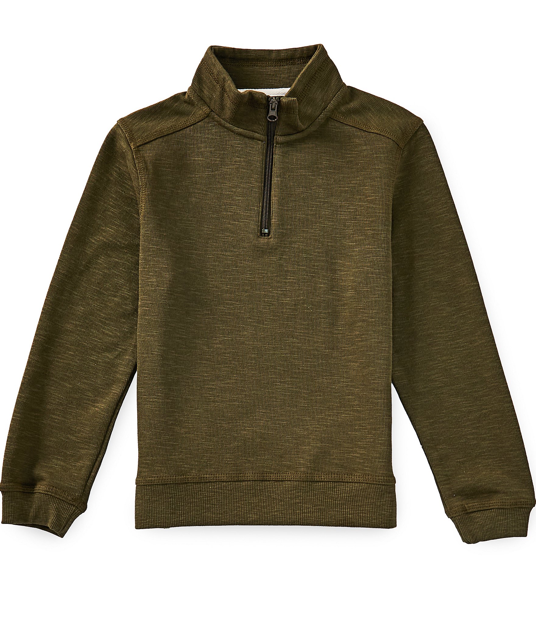 Class Club Little Boys Quarter Zip Slub Pullover
