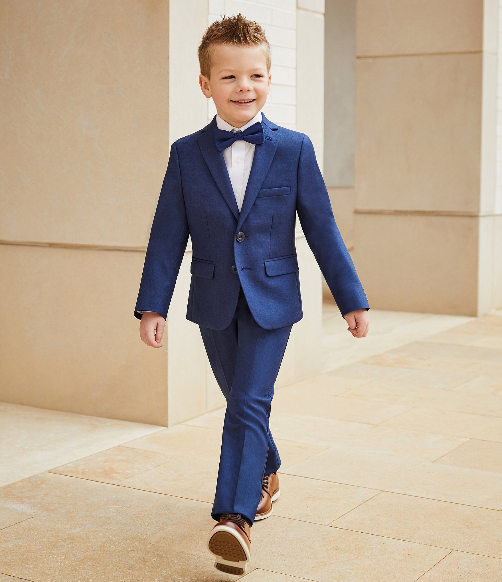 Class Club Sharkskin Little Boys 2T-7 Dress Pants