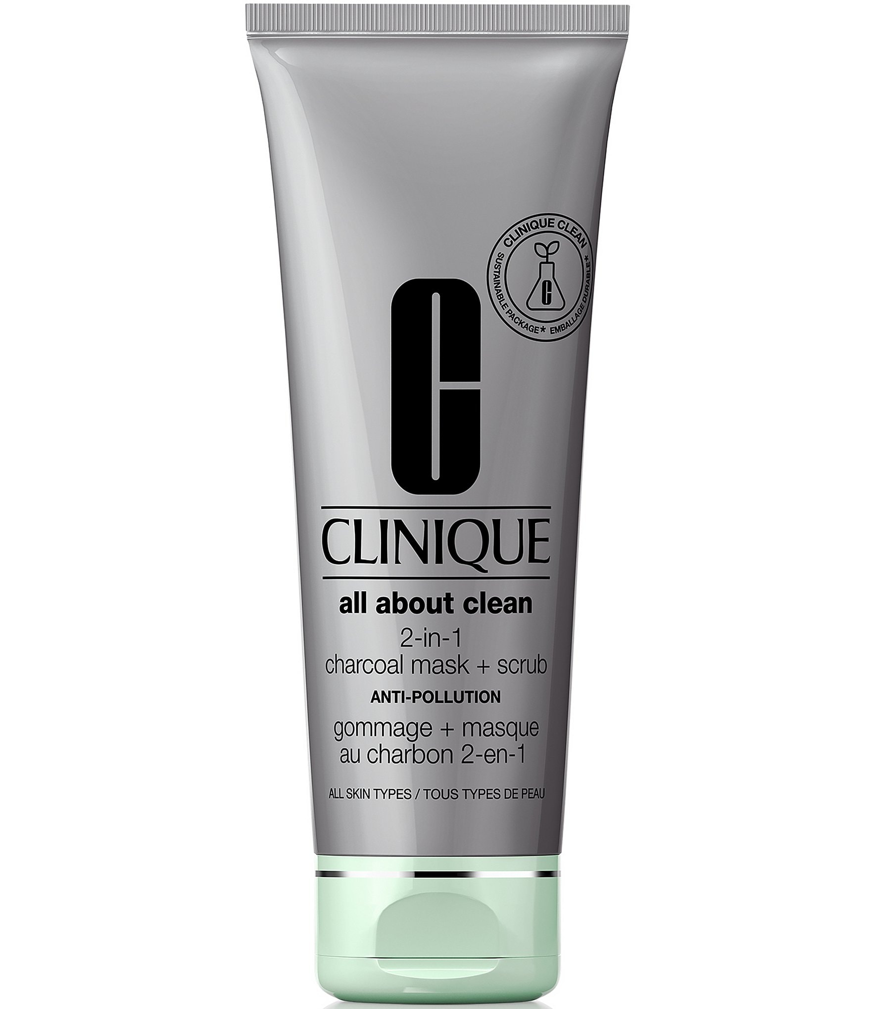 Oprecht aluminium Kunstmatig Clinique All About Clean™ 2-in-1 Charcoal Face Mask + Scrub | Dillard's