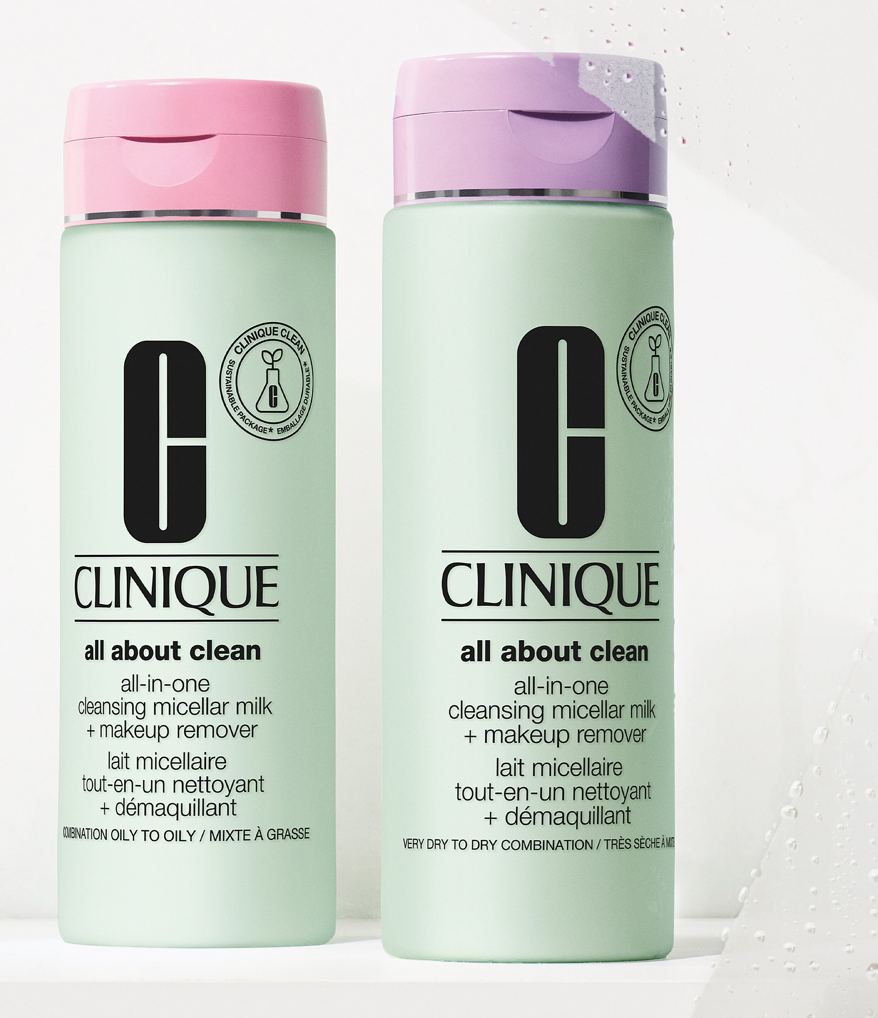 Clinique All-in-One Cleansing Micellar Milk + Makeup Remover 1 & 2