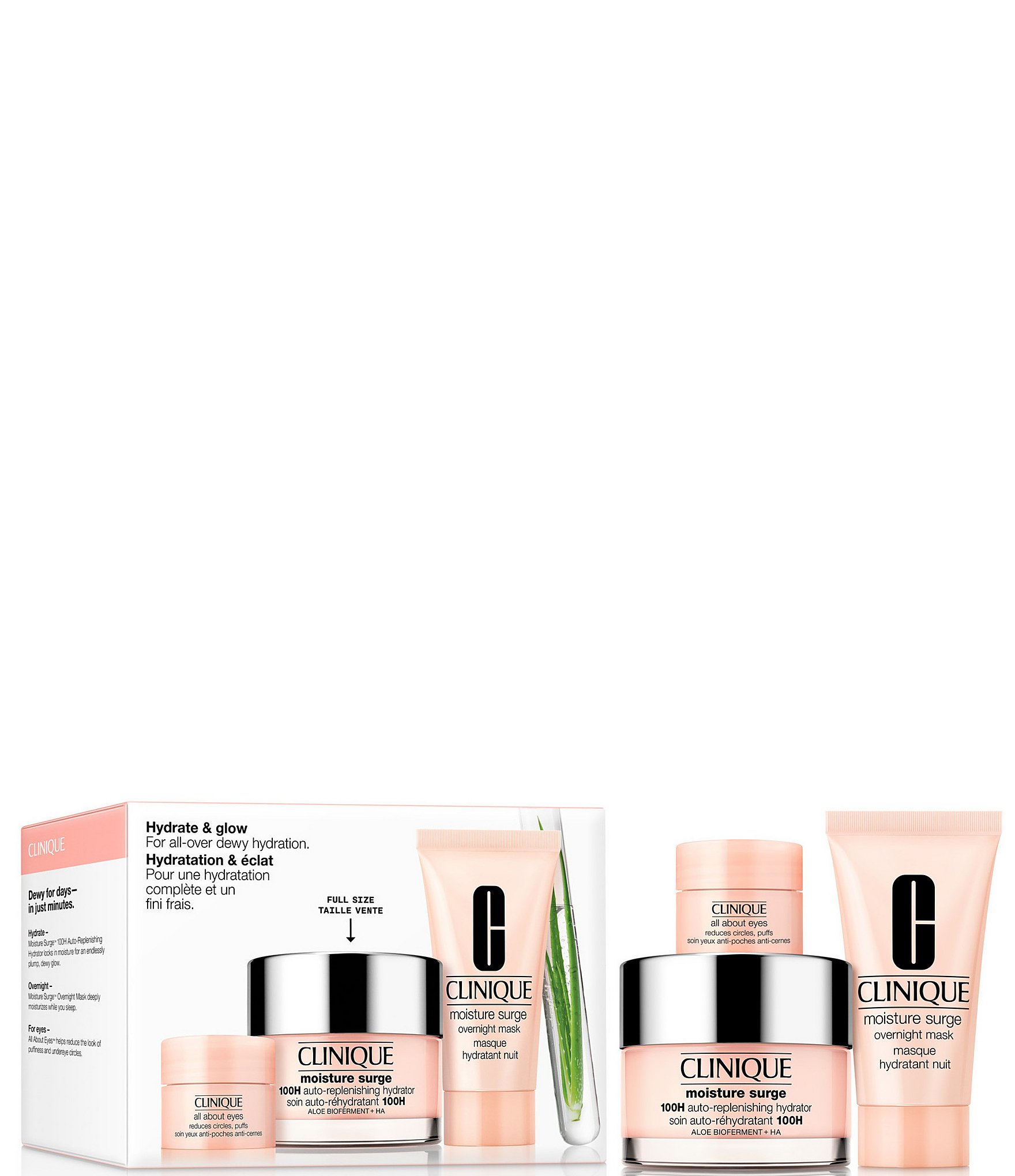 Clinique Hydrate + Glow Skincare Set