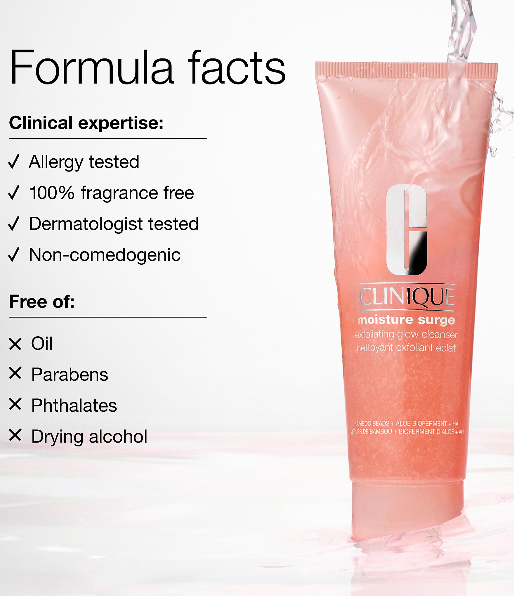 Clinique Moisture Surge™ Gentle Exfoliating Glow Face Cleanser